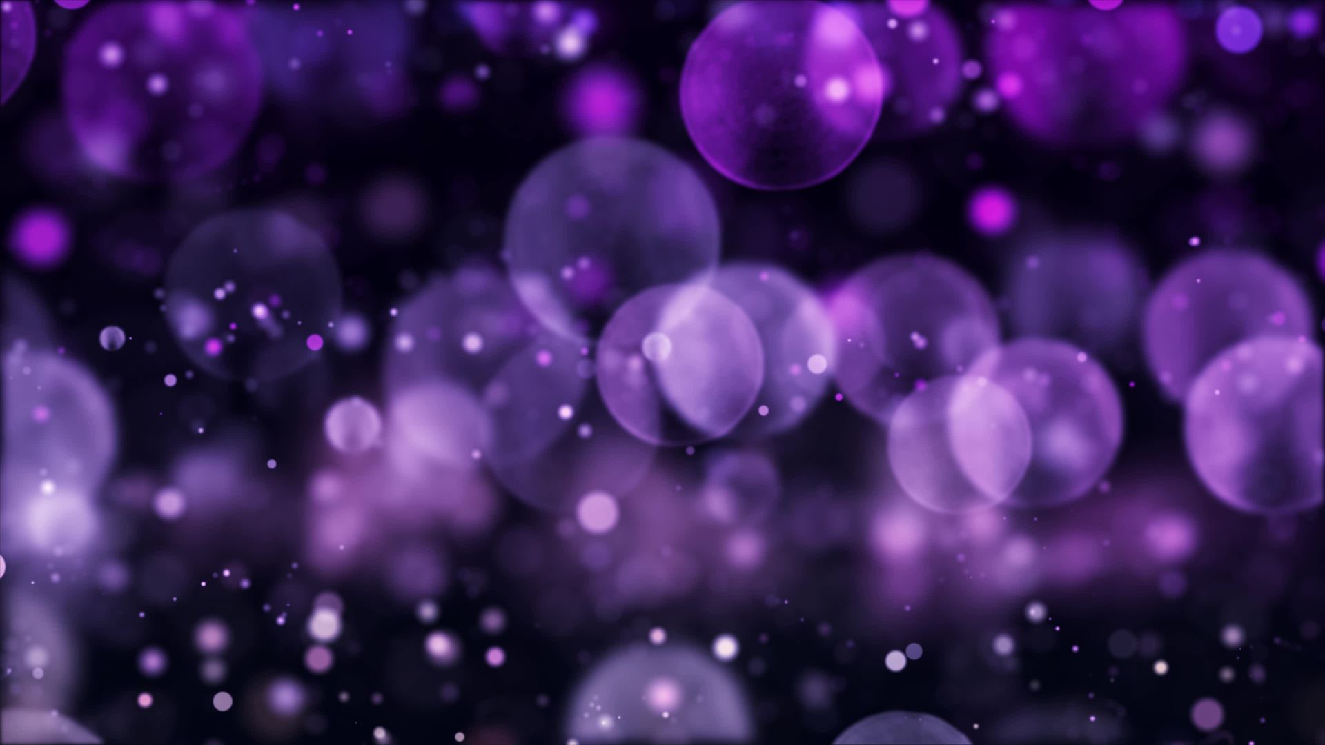1920x1080 Purple bokeh lights with different sizes floating on dark background HD Video Clips & Stock Video Footage at Videezy!
