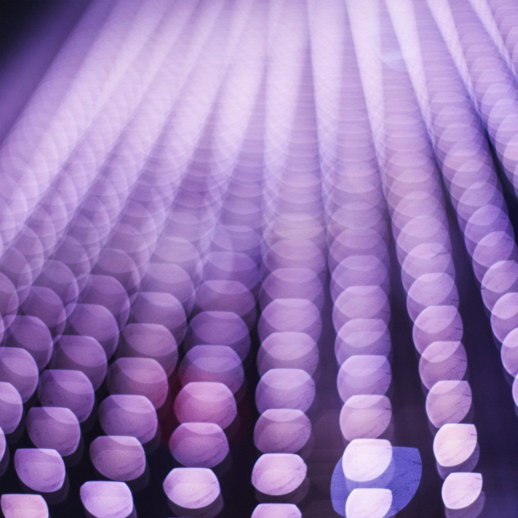 1024x1024 Light Bokeh Dark Purple Pattern iPad Wallpaper Free Download