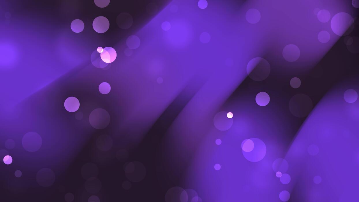 1244x700 Vibrant purple background with abstract animated wallpaper featuring bokeh lights and sparkling particles