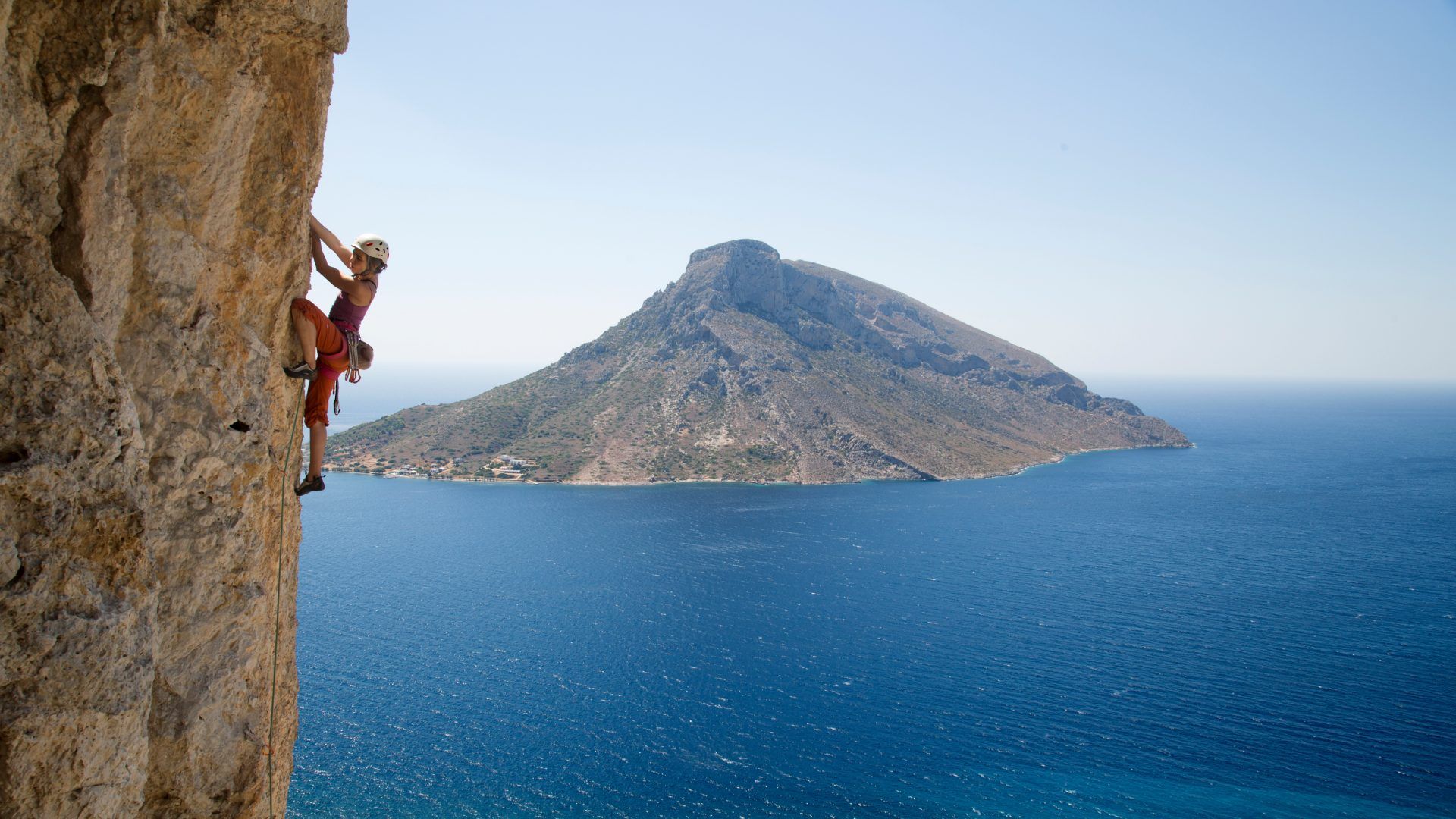 1920x1080 Kalymnos: Greece's rock climbing mecca