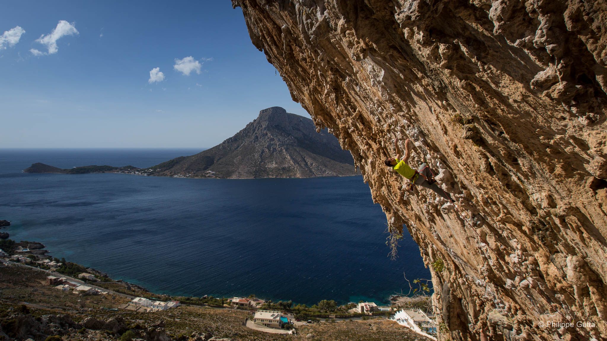 2048x1152 Climbing in Kalymnos, Greece