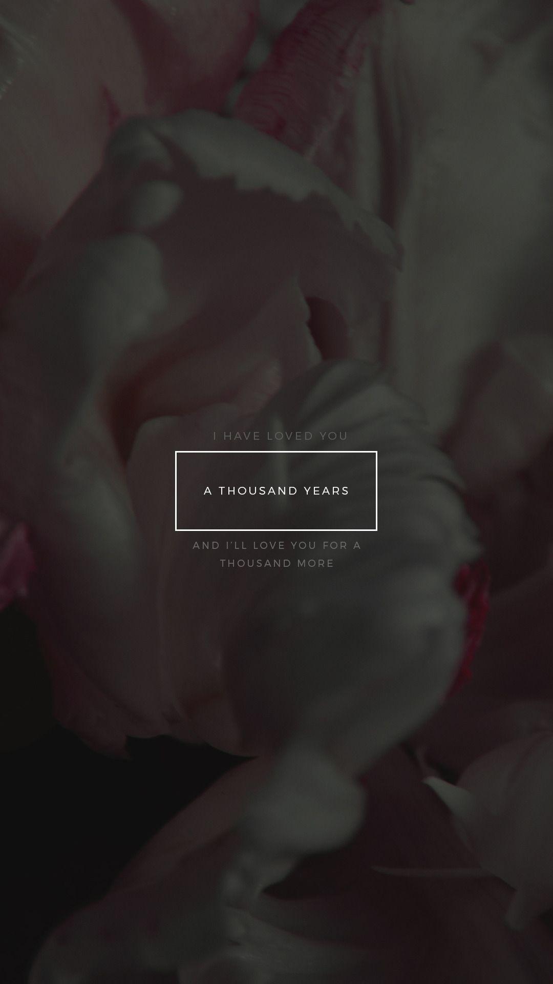 1080x1920 Christina Perri A Thousand Years Wallpaper