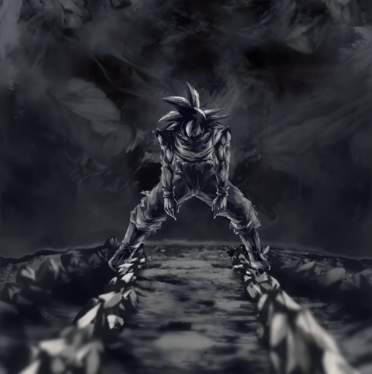 1193x1200 ULTRA YEL Ultra Instinct -Sign- Goku Ink 4K Art, 4K PC Wallpaper, 4K Phone Wallpaper! #DBLegends