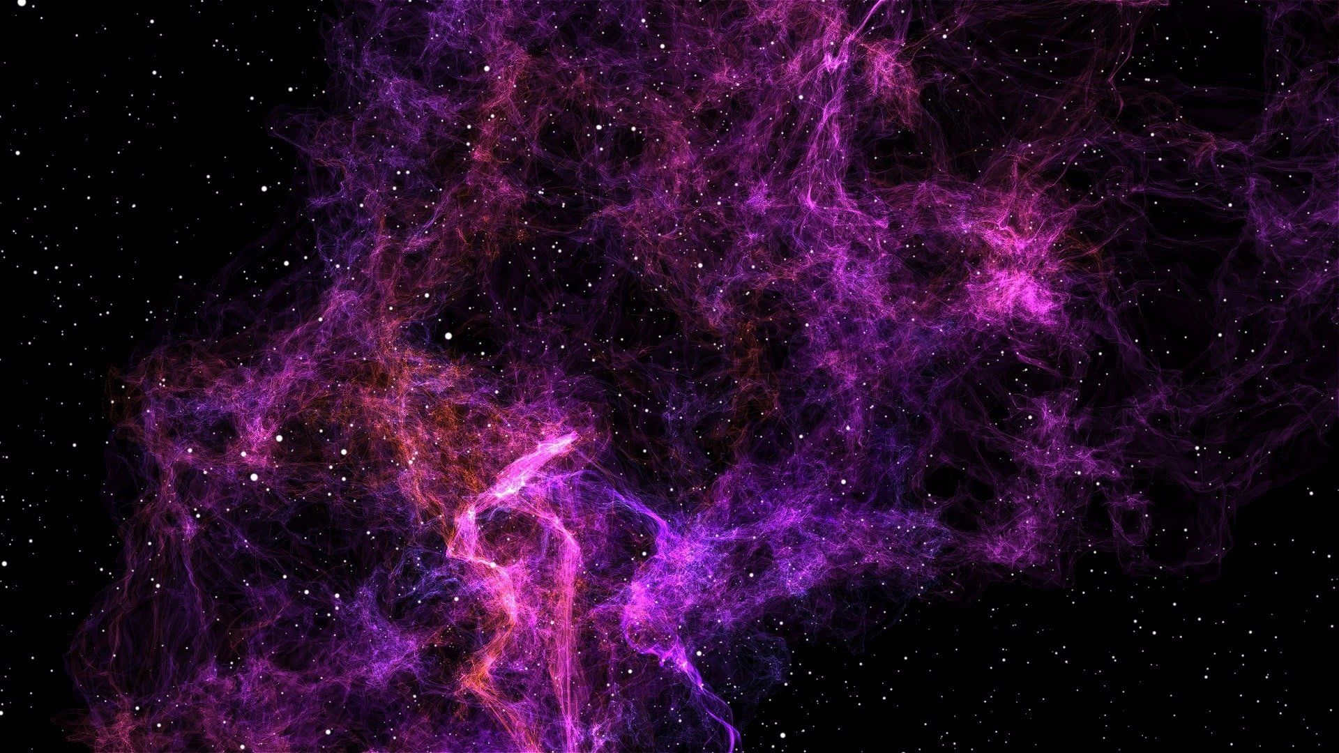 1920x1080 Stellar Nebula: A Sci Fi Voyageid Purple Cosmosx1080