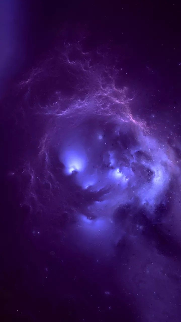 720x1280 Purple Space Art. Abstract cosmic space art, Astronomy enthusiast desktop background, Purple nebula space background