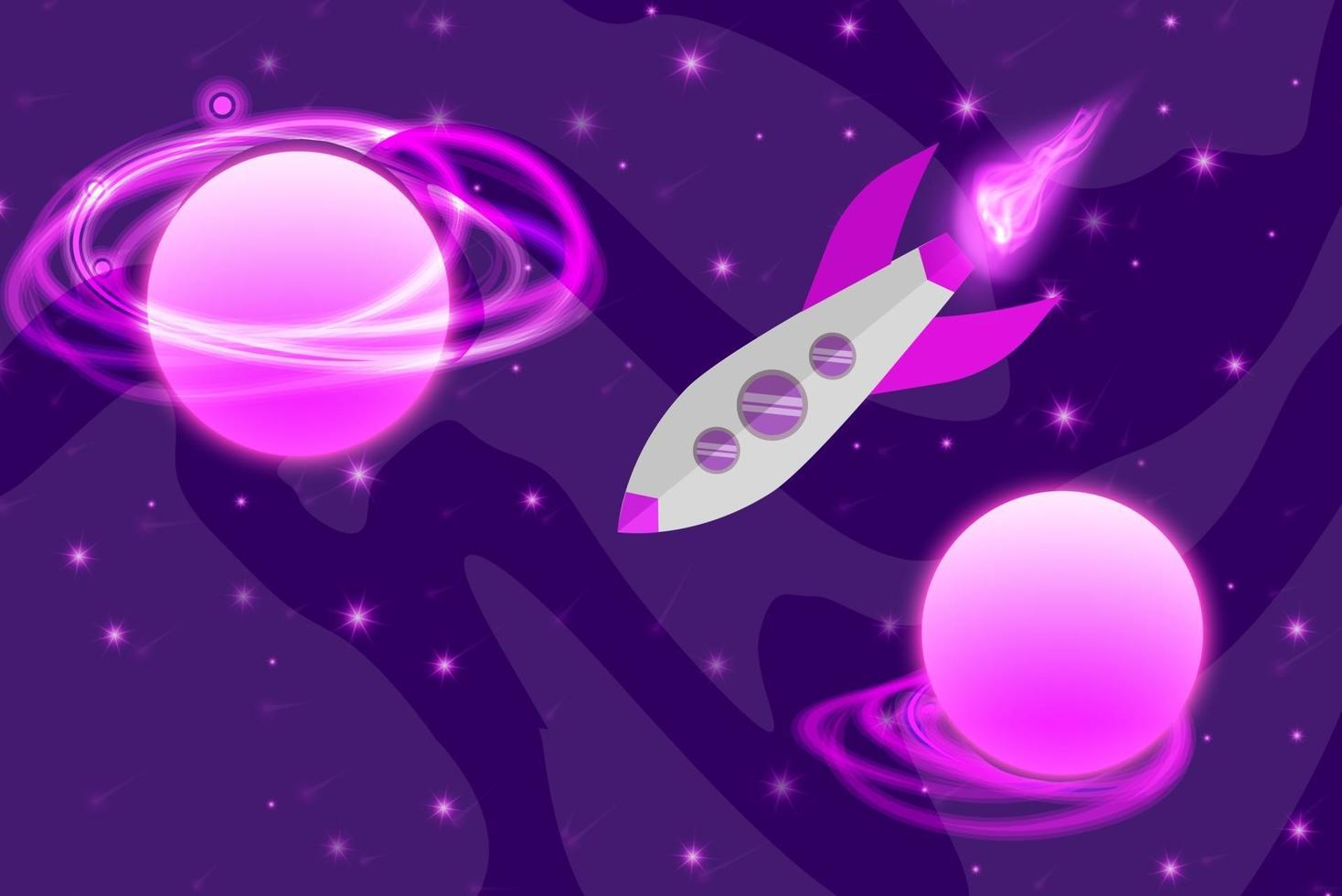 1468x980 Purple space galaxy abstract background stars planet rocket violet
