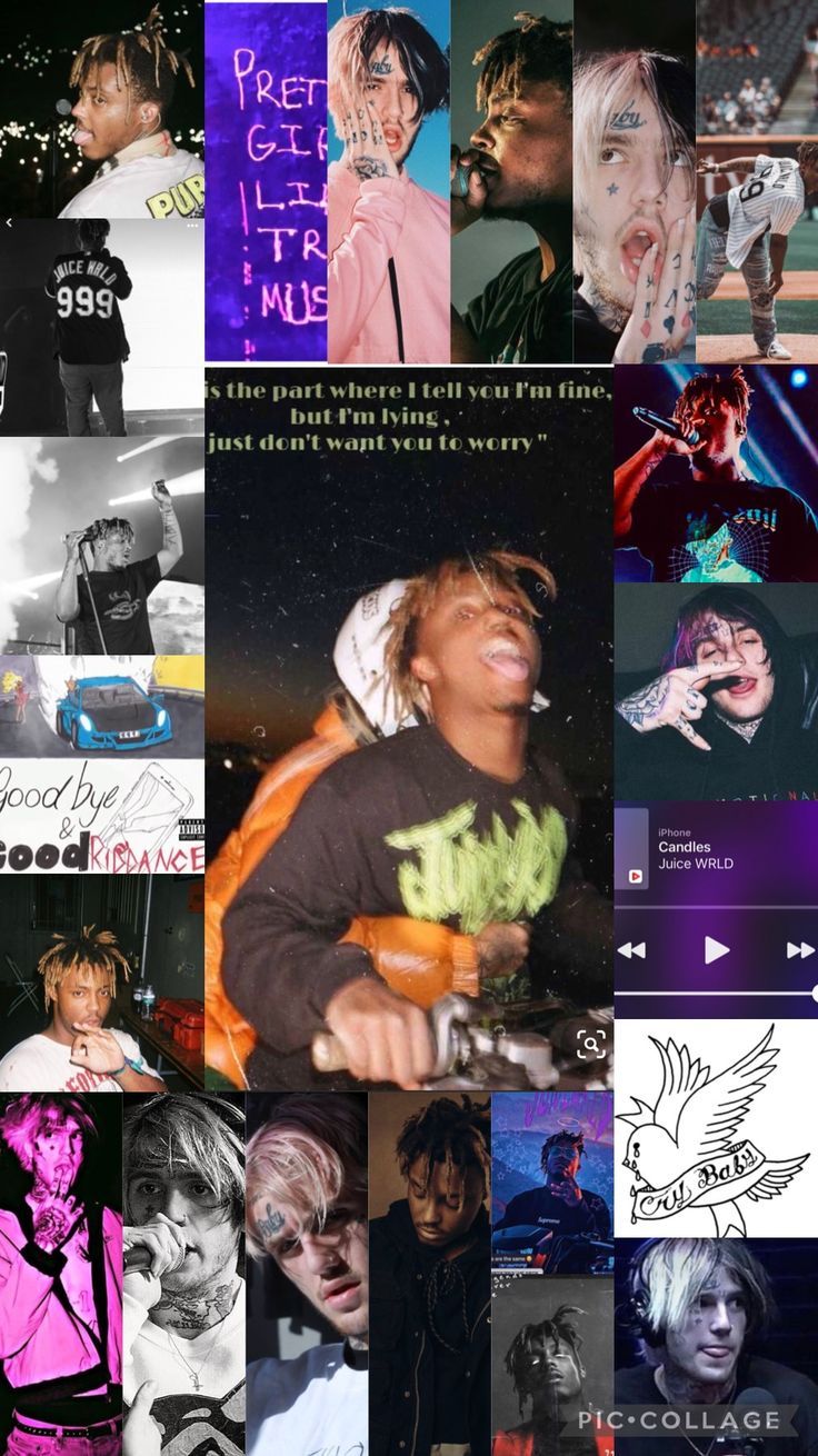 736x1310 JUICE WRLD and Lil Peep Wallpaper