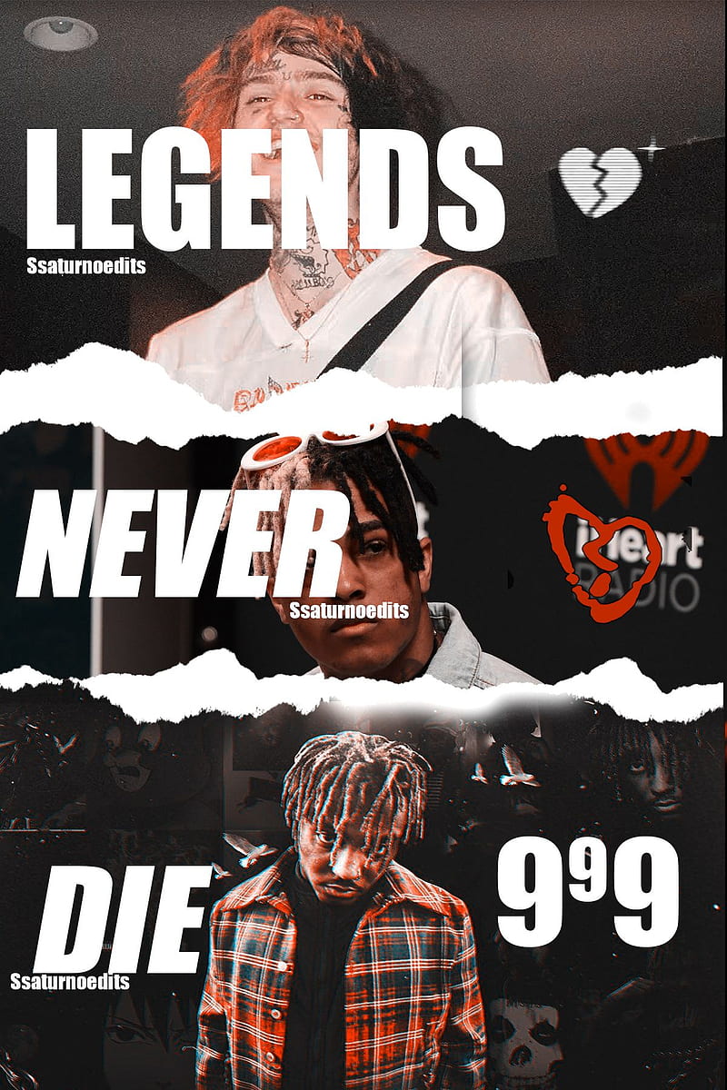 800x1200 Legends never die, lil pep, juice wrld, HD phone wallpaper