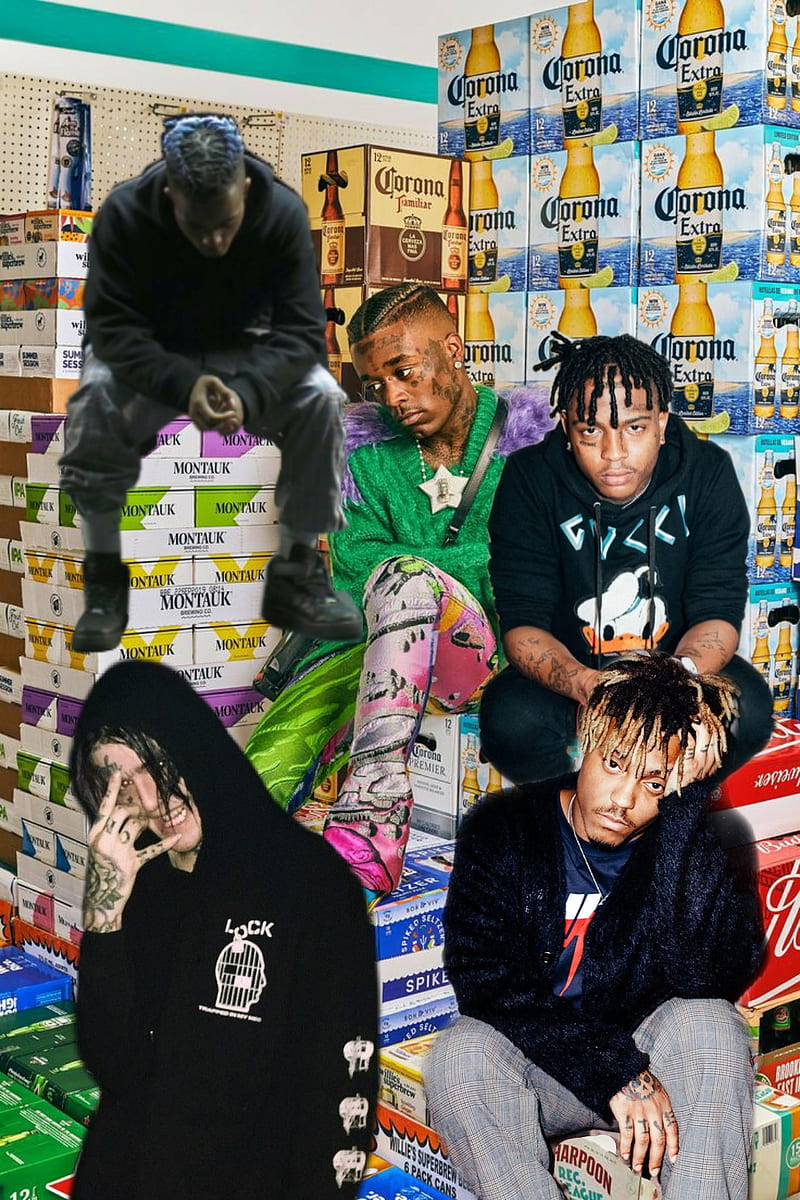 800x1200 Lil u*i vert, jucie wrld, lil peep, music, ski mask the slump god, HD phone wallpaper