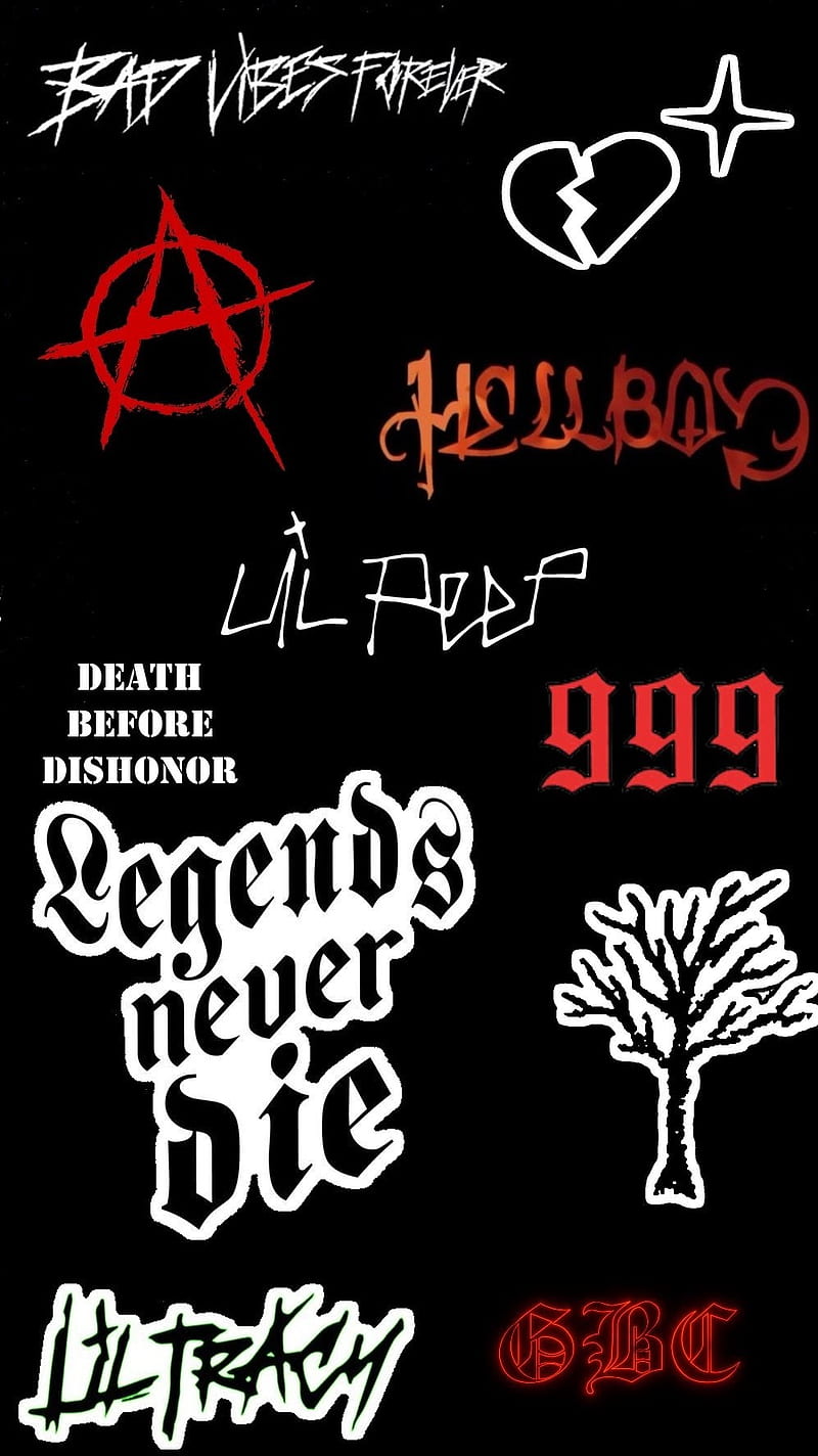 800x1424 Legends, bad vibes, gbc, hip hop, juice wrld, lil peep, lil tracy, music, rap, HD phone wallpaper