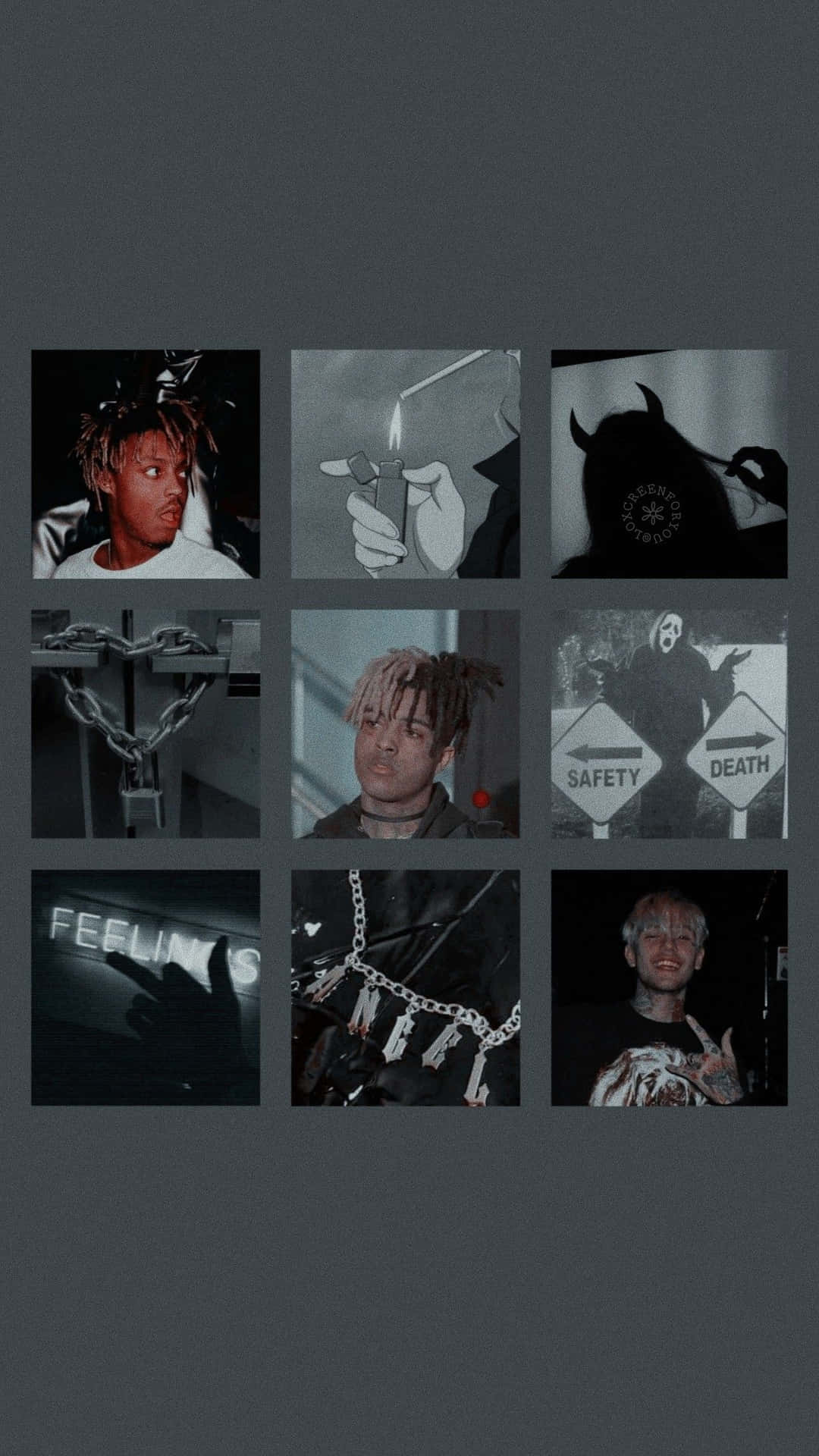 1080x1920 Xxxtentacion And Juice Wrld Collage Wallpaper