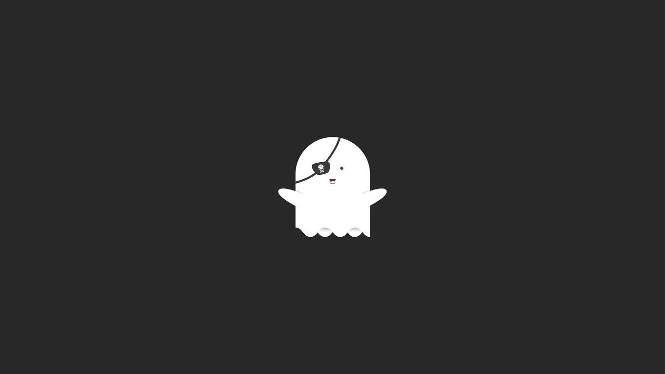 1366x768 Funny Pirate Ghost Minimalist 1366x768 Resolution HD 4k Wallpaper, Image, Background, Photo and Picture