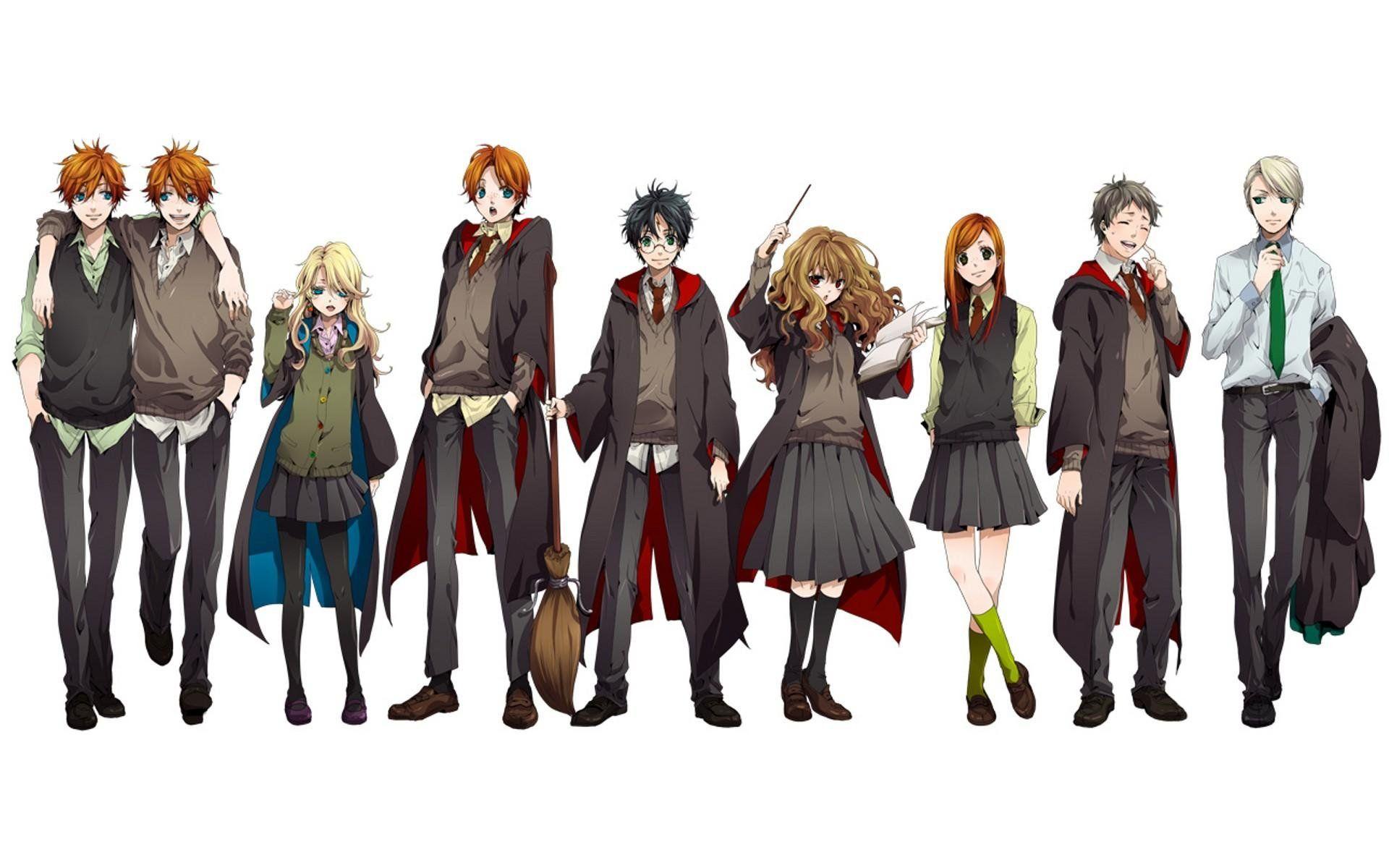 Harry Potter Anime Wallpaper by Rhona-Ishtar on DeviantArt
