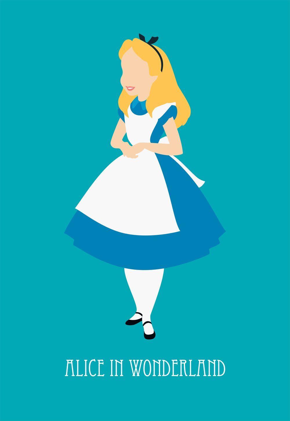 Alice in Wonderland Minimalist Wallpapers - Top Free Alice in ...