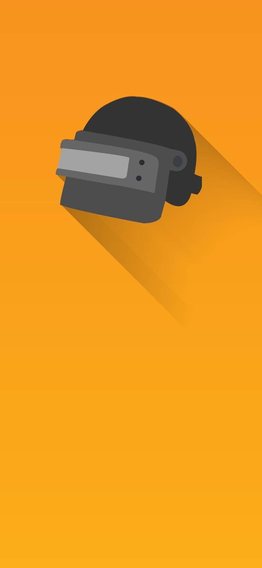 886x1920 PUBG helmet Wallpaper