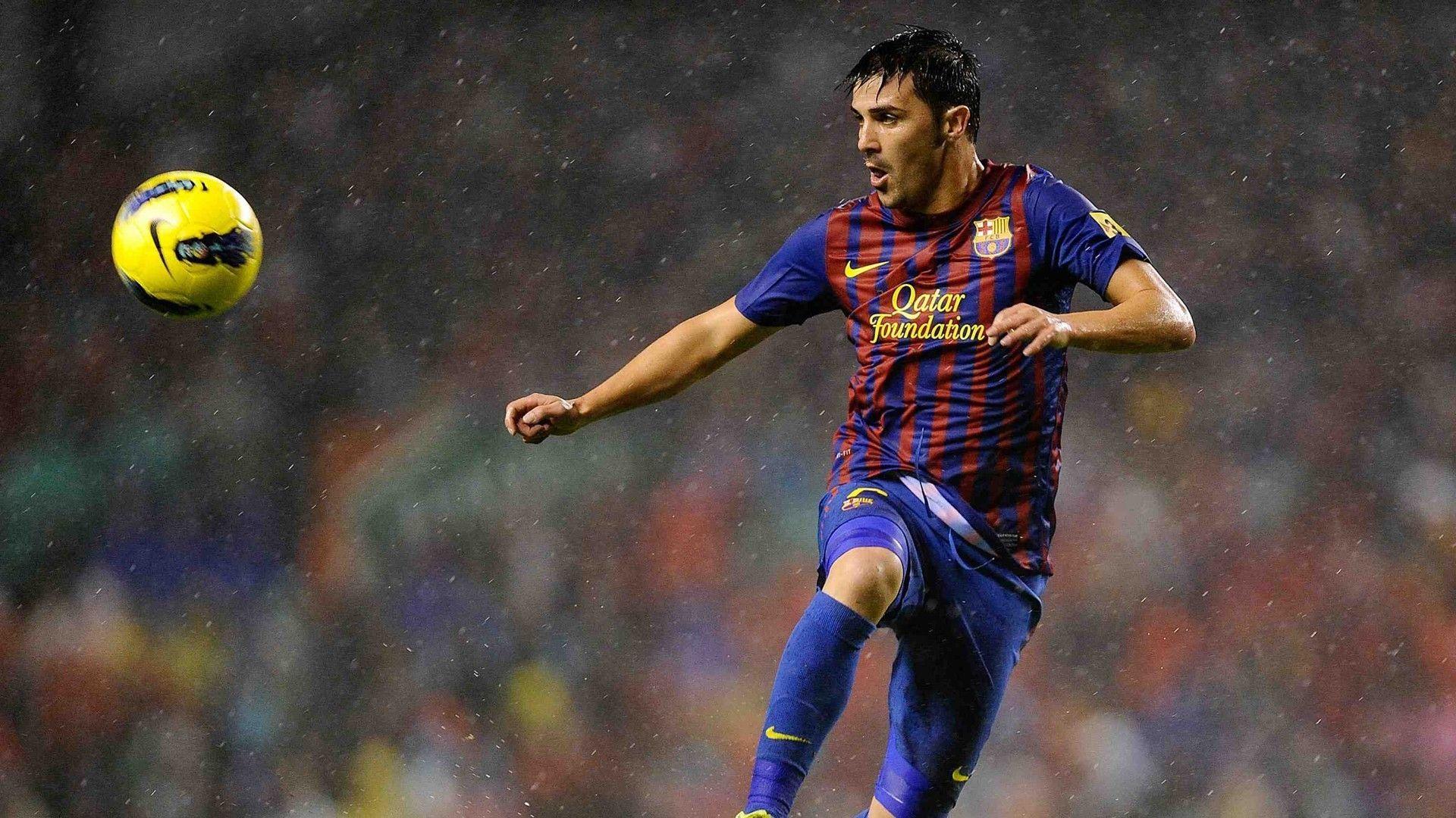 1920x1080 David Villa Barça HD Wallpaper