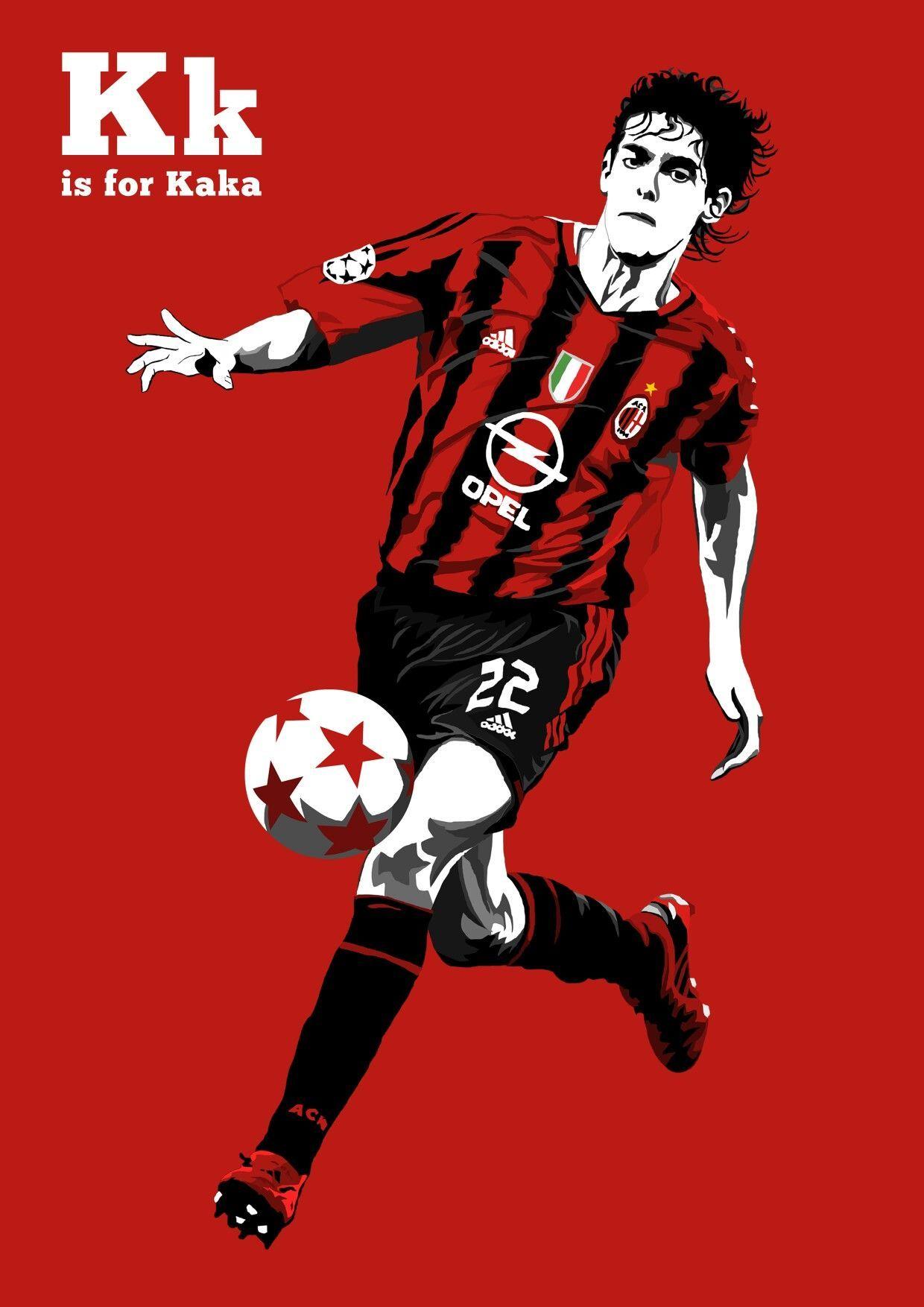 1240x1754 Kaka of AC Milan & Brazil wallpaper. Jogadores de futebol, Ac milan, Futebol mundial