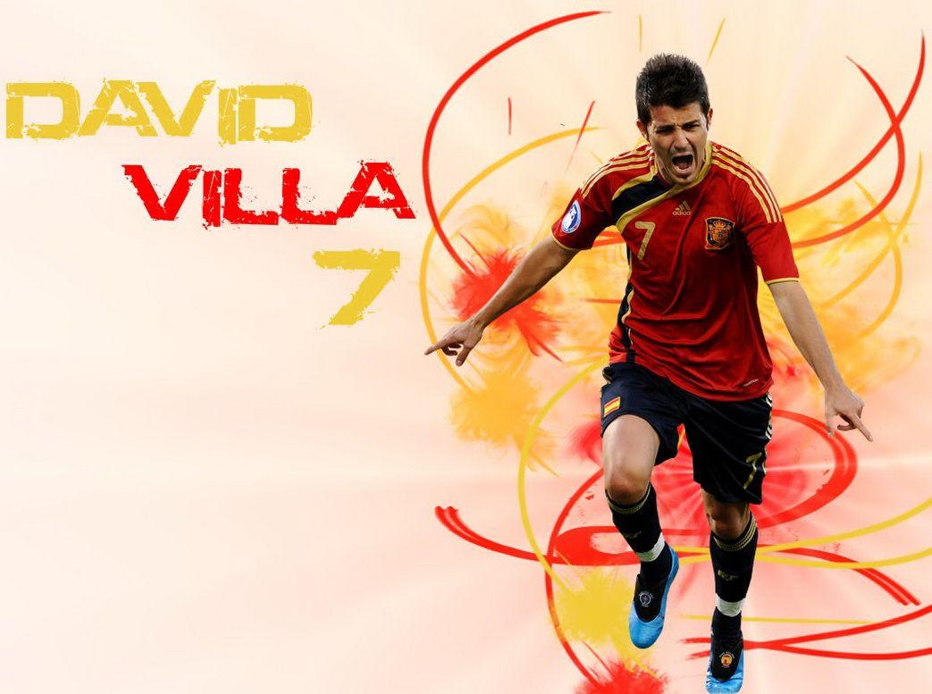 1043x777 All Soccer Playerz HD Wallpaper: David Villa New HD Wallpaper 2012