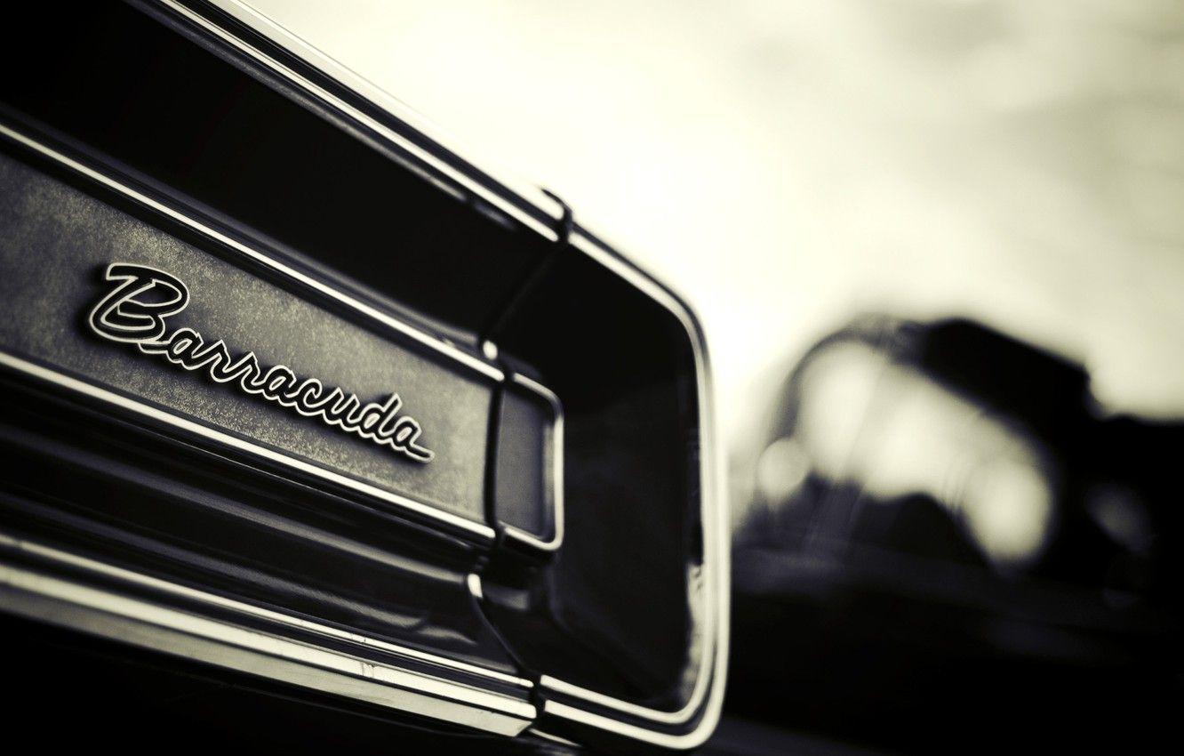 1332x850 Wallpaper macro, the inscription, muscle car, Barracuda, Plymouth, Muscle car, Barracuda, Plymouth image for desktop, section макро