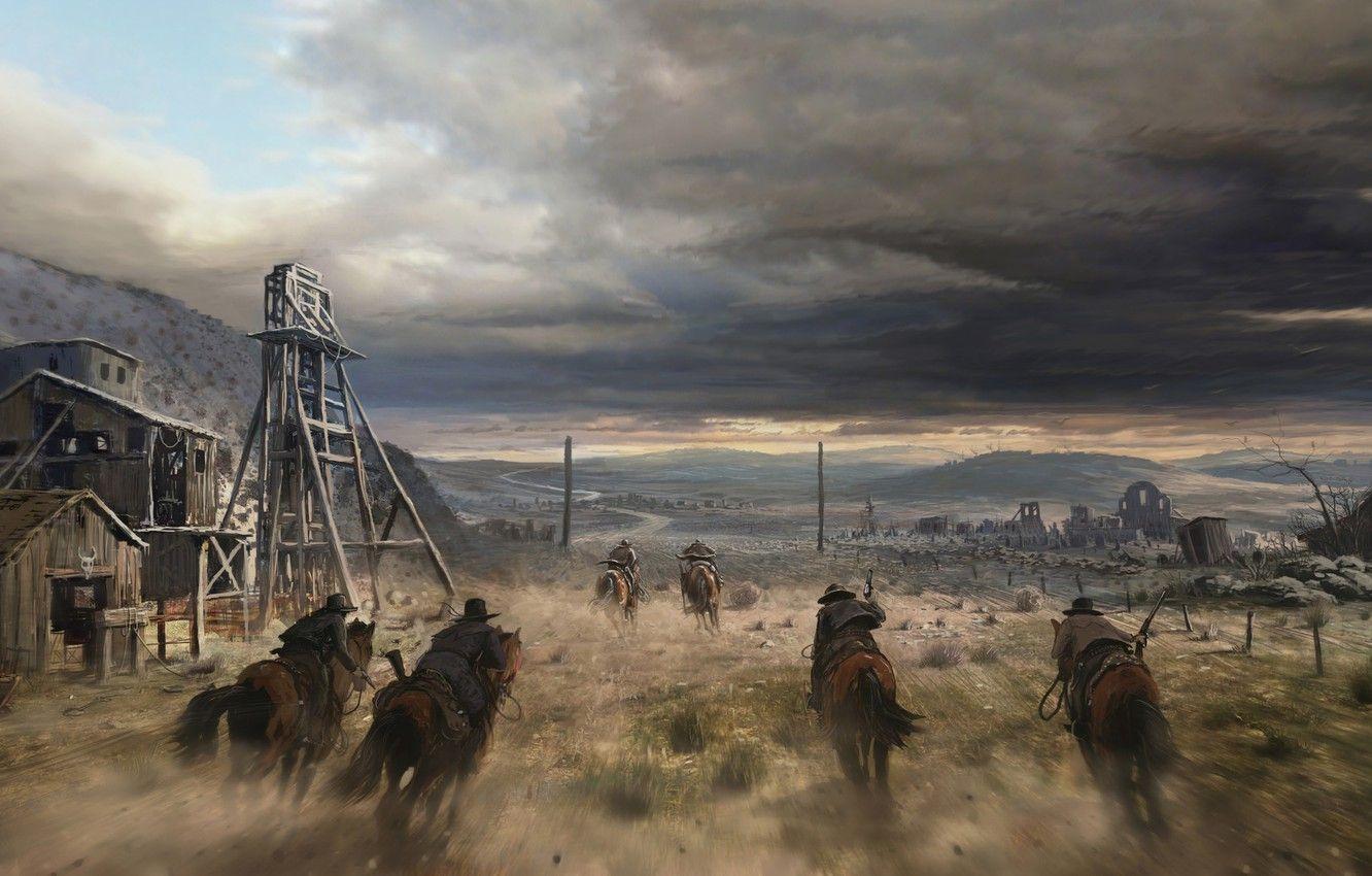 1332x850 Wild West Wallpaper