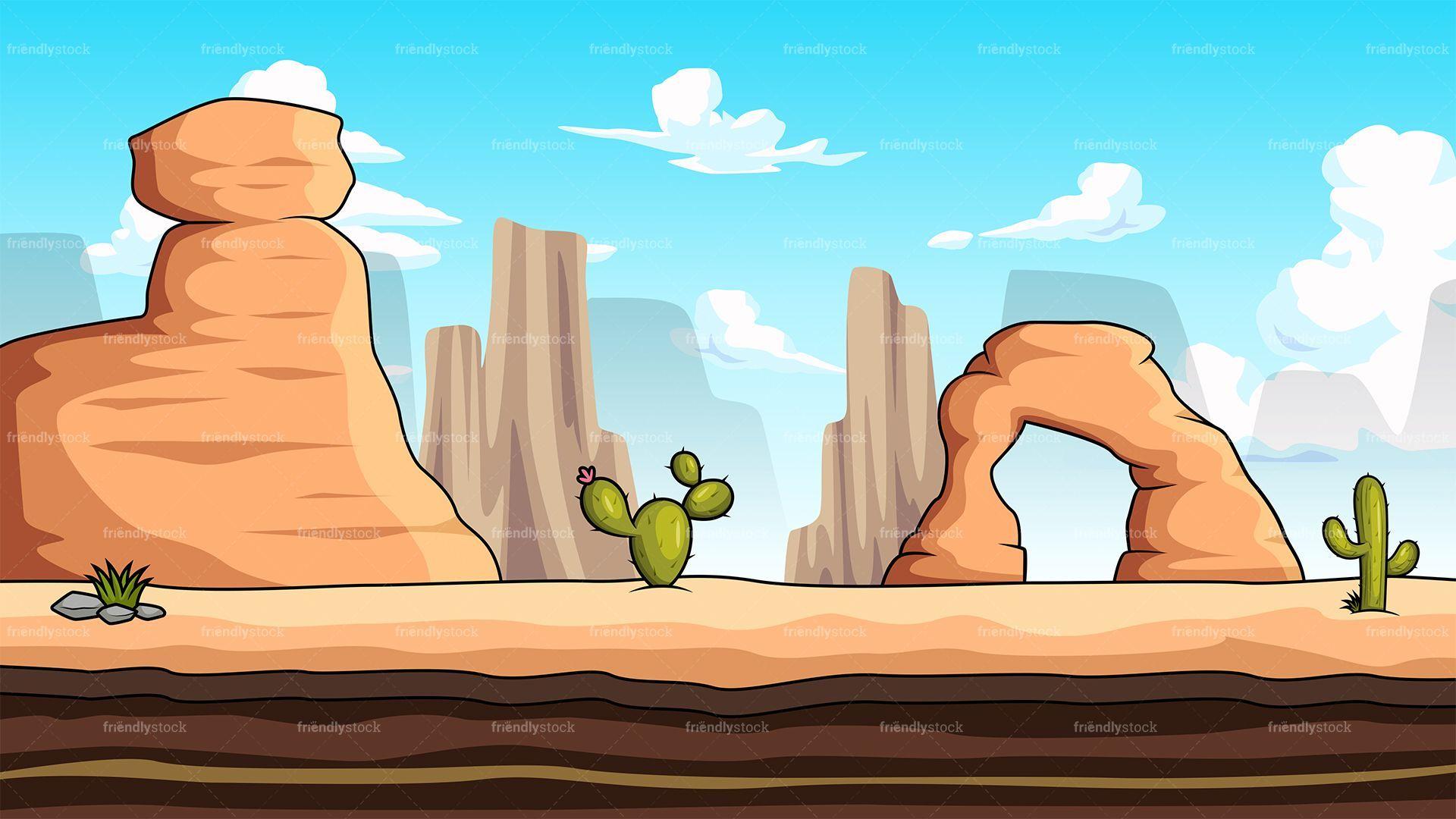 1920x1080 Wild West Background Cartoon Clipart Vector. Cartoon clip art, Background, Vector animation
