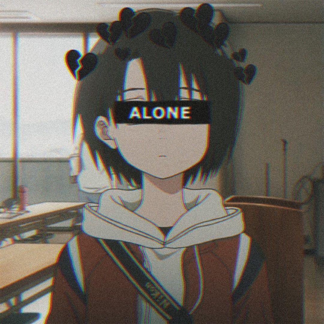 Anime Girl Sad Icon gambar ke 9