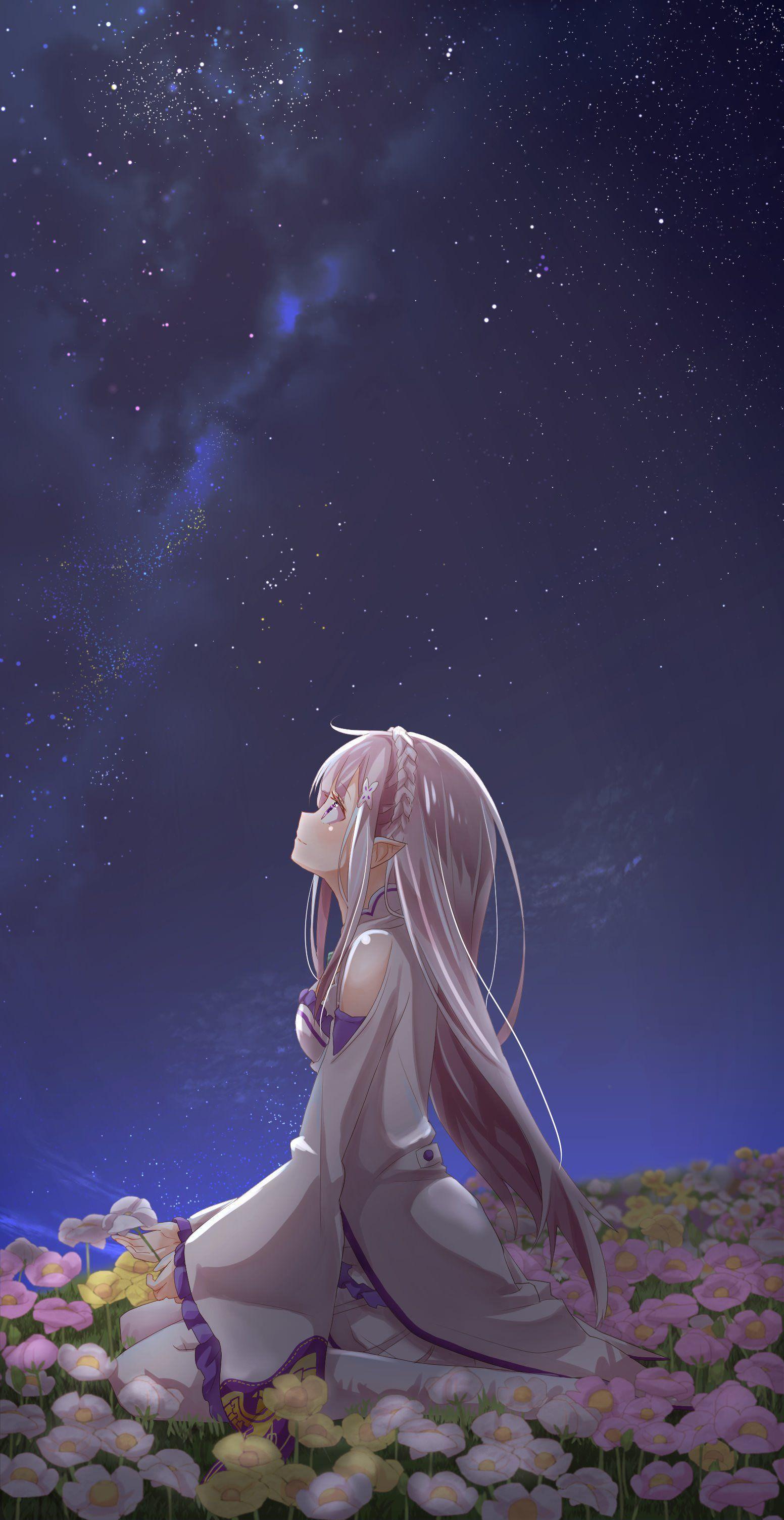 Sad Anime Wallpaper with quote