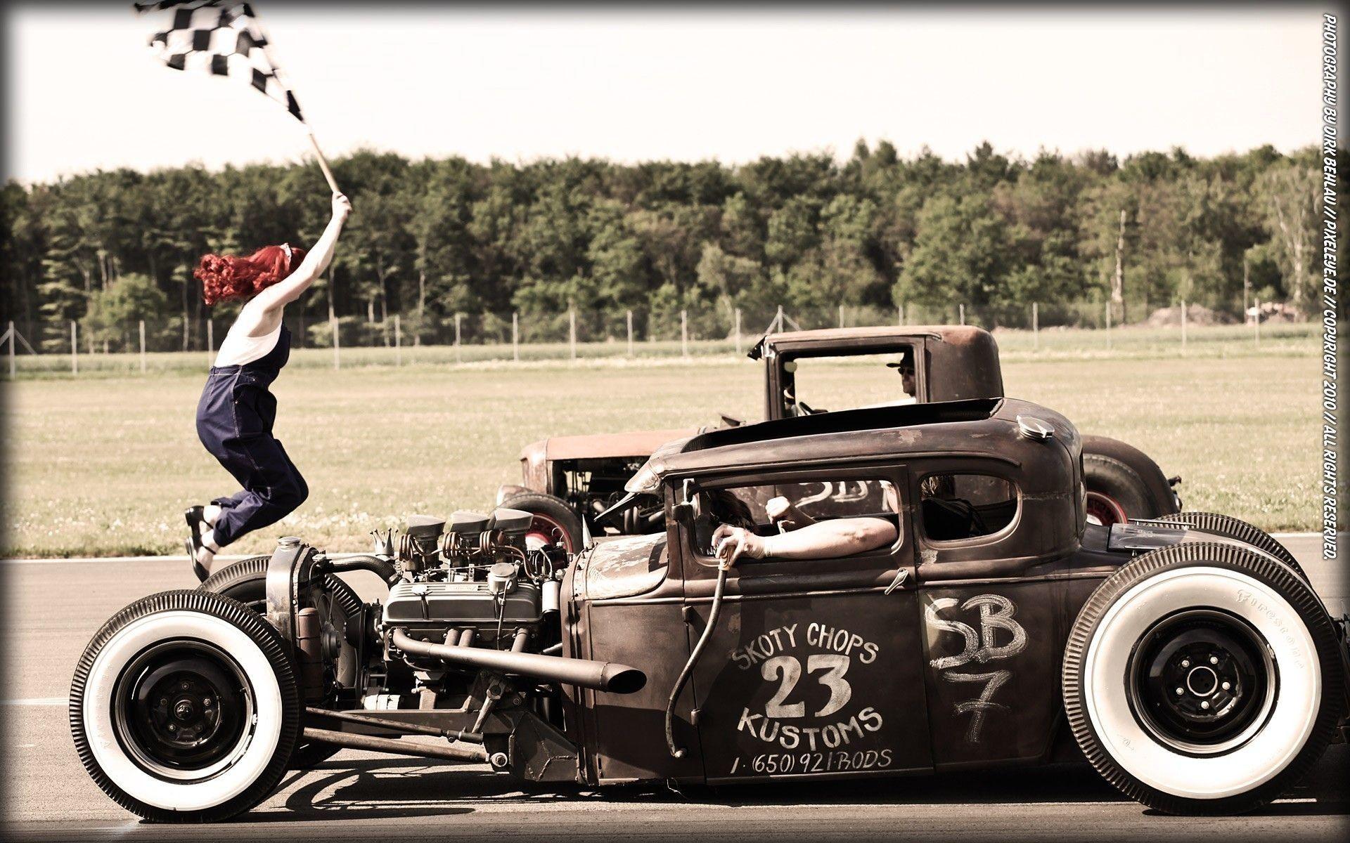 1920x1200 Rat Rod Girls