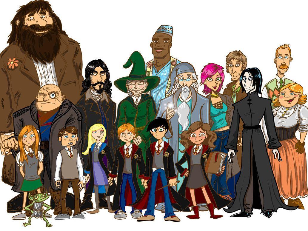 Harry Potter Cartoon Wallpapers - Top Free Harry Potter Cartoon ...