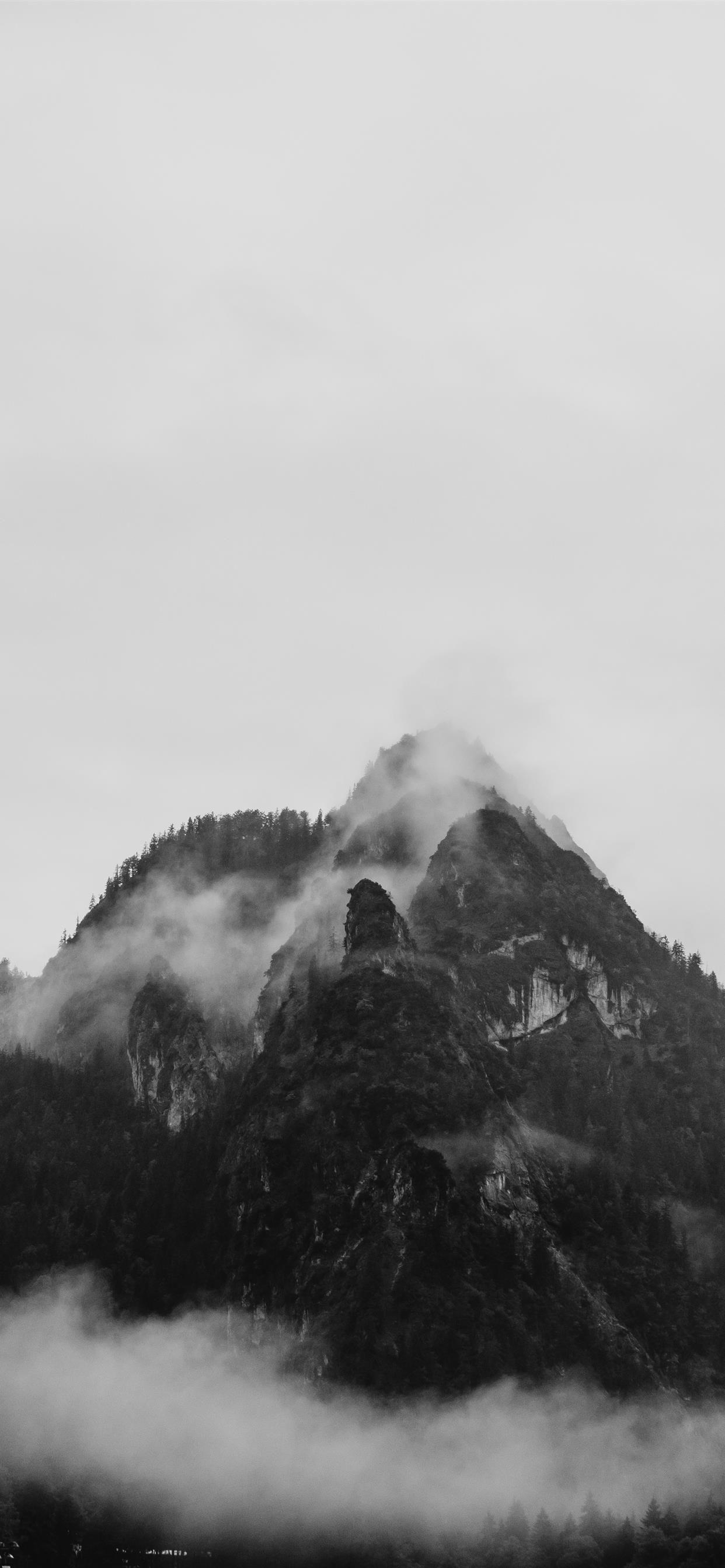 black and white mountain wallpaper for iphone