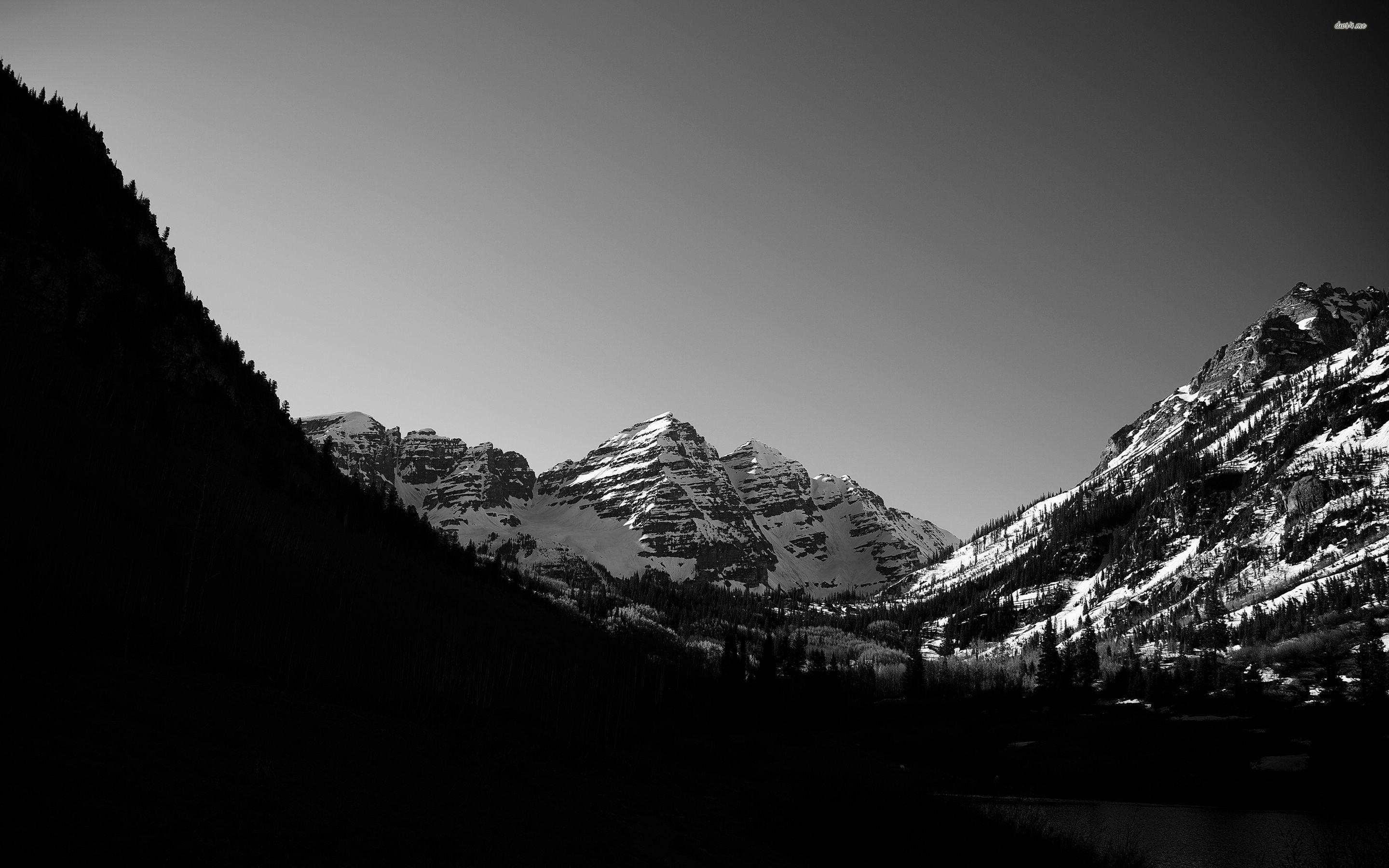 Black White Mountain Wallpapers - Top Free Black White Mountain Backgrounds - WallpaperAccess