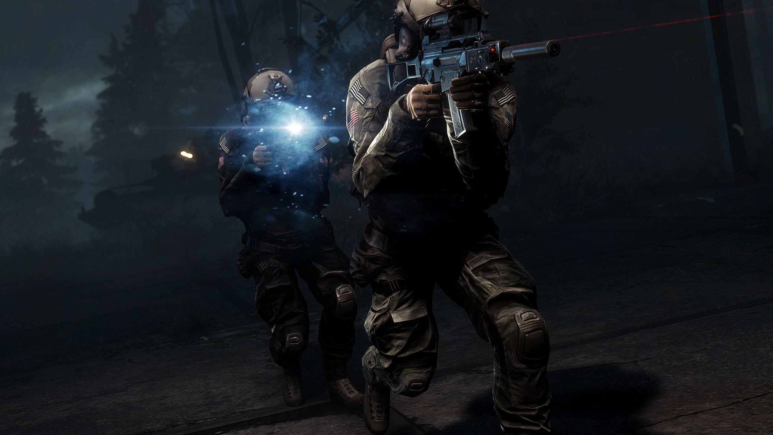 2560x1440 Desktop Wallpaper Battlefield 4 Soldiers American Assault 2560x1440