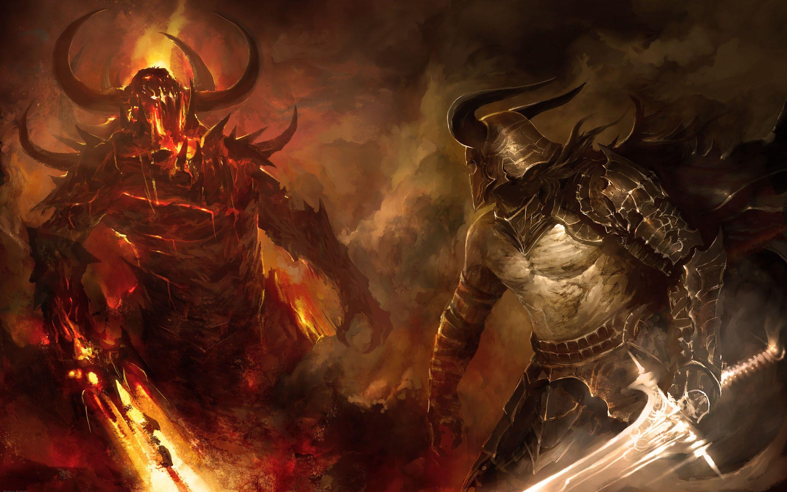 2560x1600 Dark Warriors Wallpaper