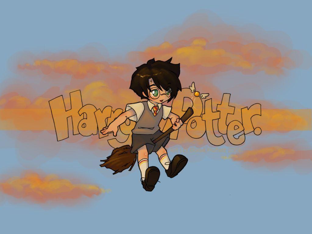 1024x768 Chibi Harry Wallpaper By Kinky Chichi