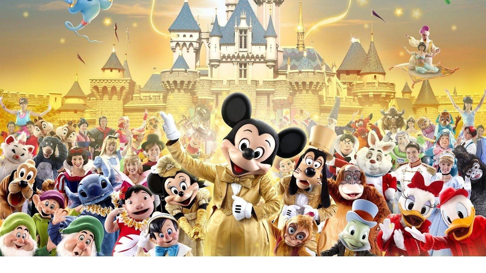 1600x900 Wallpaper Disneyworld Disney World Cartoon Characters HD 1600x900. Desktop Background