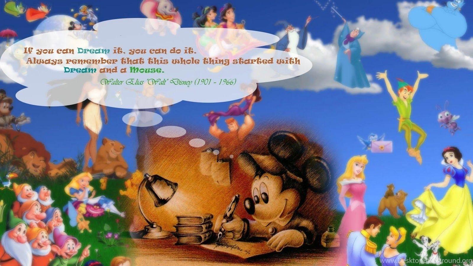 1600x900 Walt Disney Quotes Wallpaper. QuotesGram Desktop Background