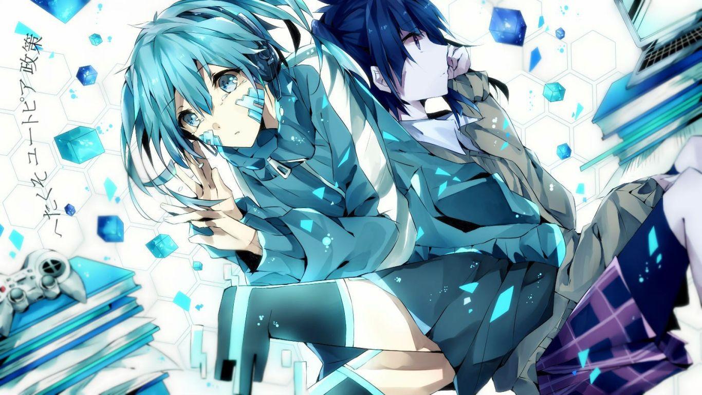 1366x768 Anime characters Kagerou Project Desktop wallpaper 1366x768
