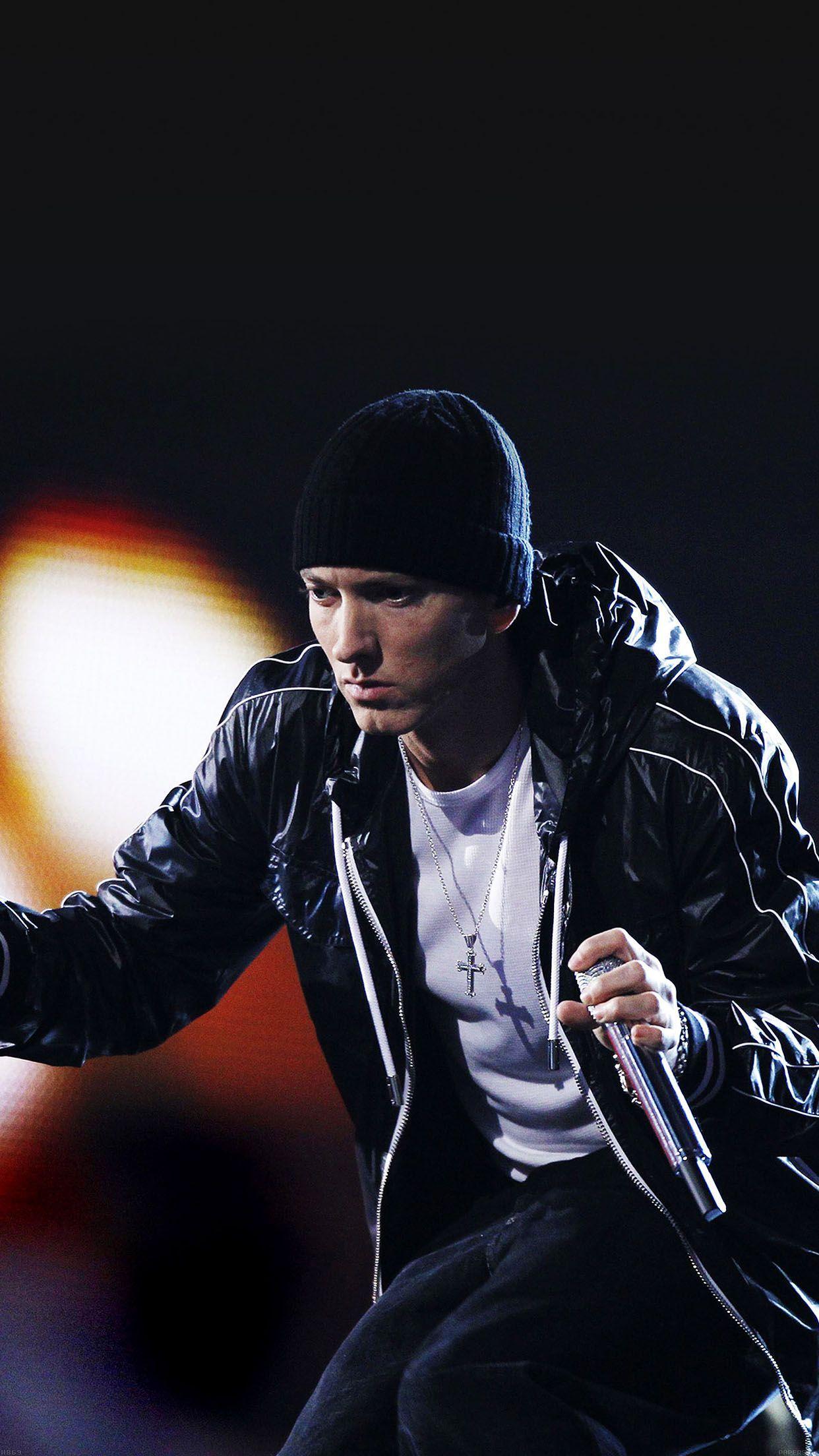 1242x2208 Music Eminem On Stage Black Rap Hip Hop .com