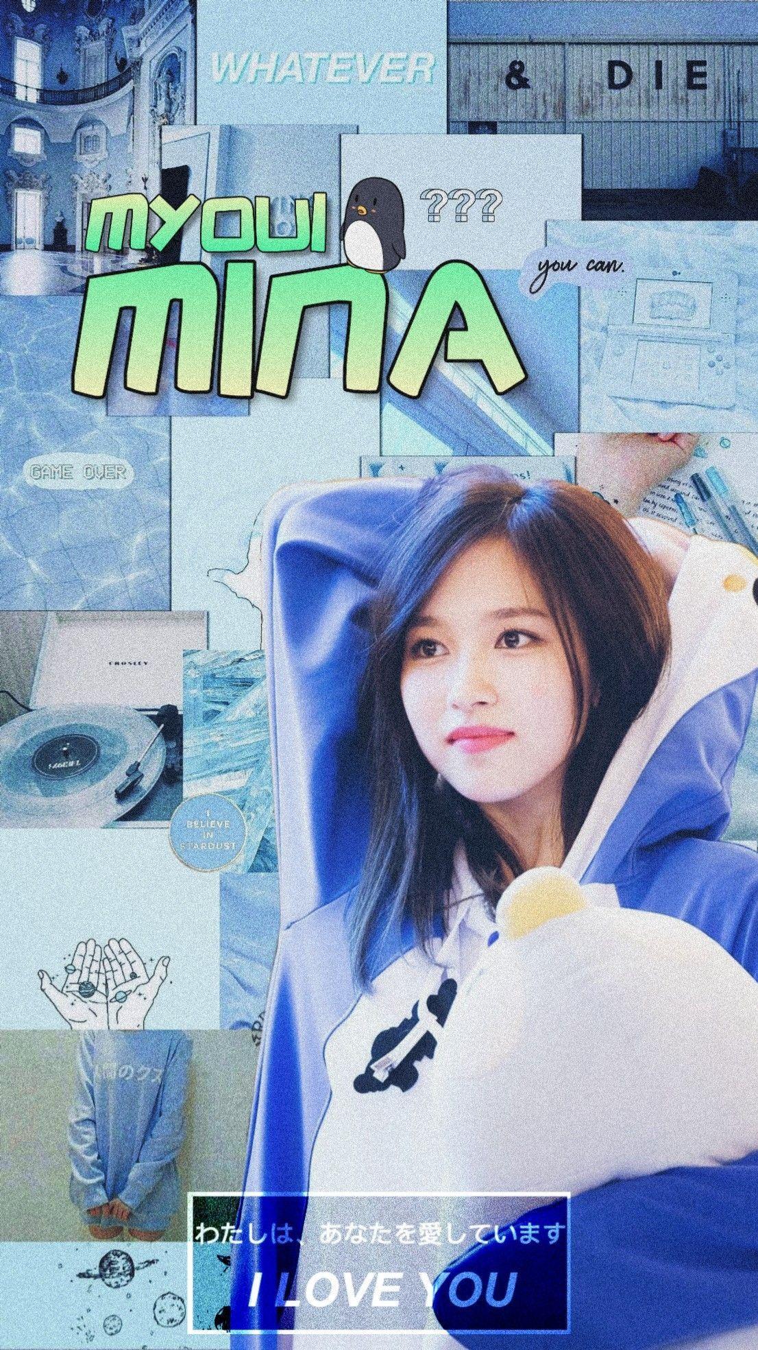 1106x1968 Mina Wallpaper for onces missing her. Twice wallpaper, Myoui mina, Pinguim