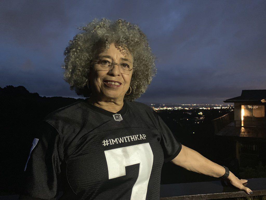 1024x768 Colin Kaepernick can't explain how much it means to have the support of the Icon Angela Davis! She has laid the foundation for myself and many others to fight