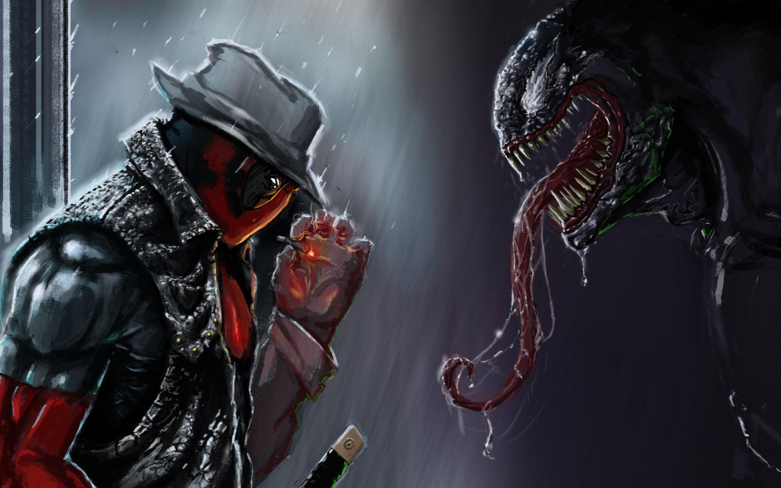 2560x1600 Deadpool venom