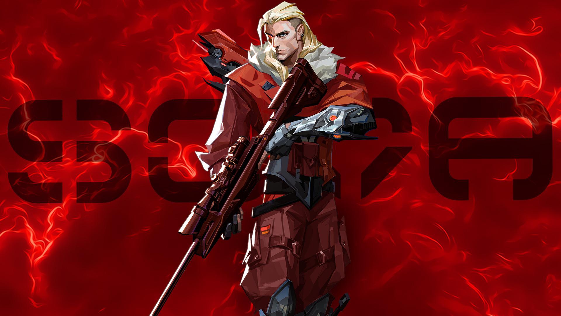 1920x1080 Wallpaper of Sova reworked by me on Red (1920x1080)