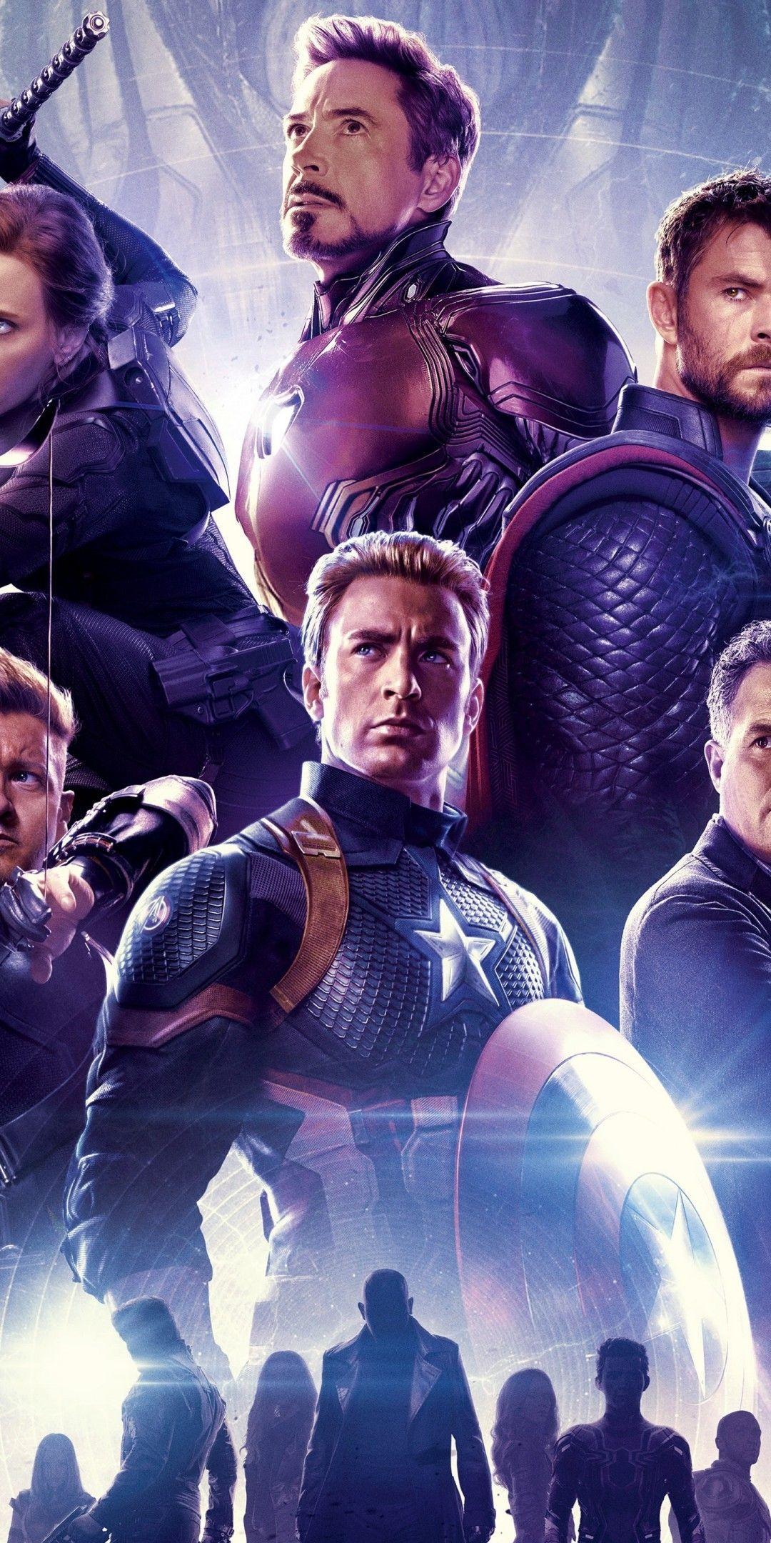 1080x2160 Download 1080x2160 Avengers: Endgame, Poster, Superheroes, Thor, Captain America, Iron Man Wallpaper for Huawei Mate 10