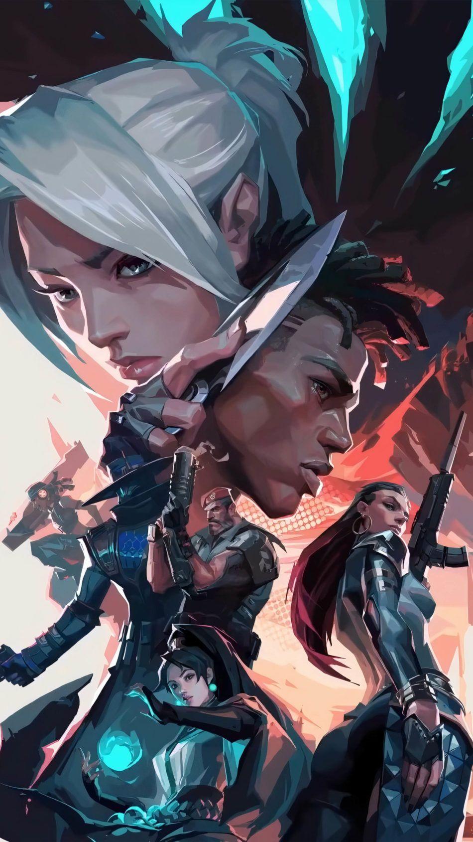 950x1689 Valorant Video Game 2020 4K Ultra HD Mobile Wallpaper