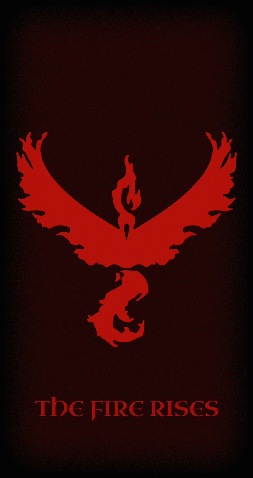 852x1608 I Made A Team Valor IPhone Wallpaper. Working On The Other Two Now. Suggestions For Bottom Quotes Welcome. • R Pokemon. Pokemon Teams, Team Valor, Team Wallpaper