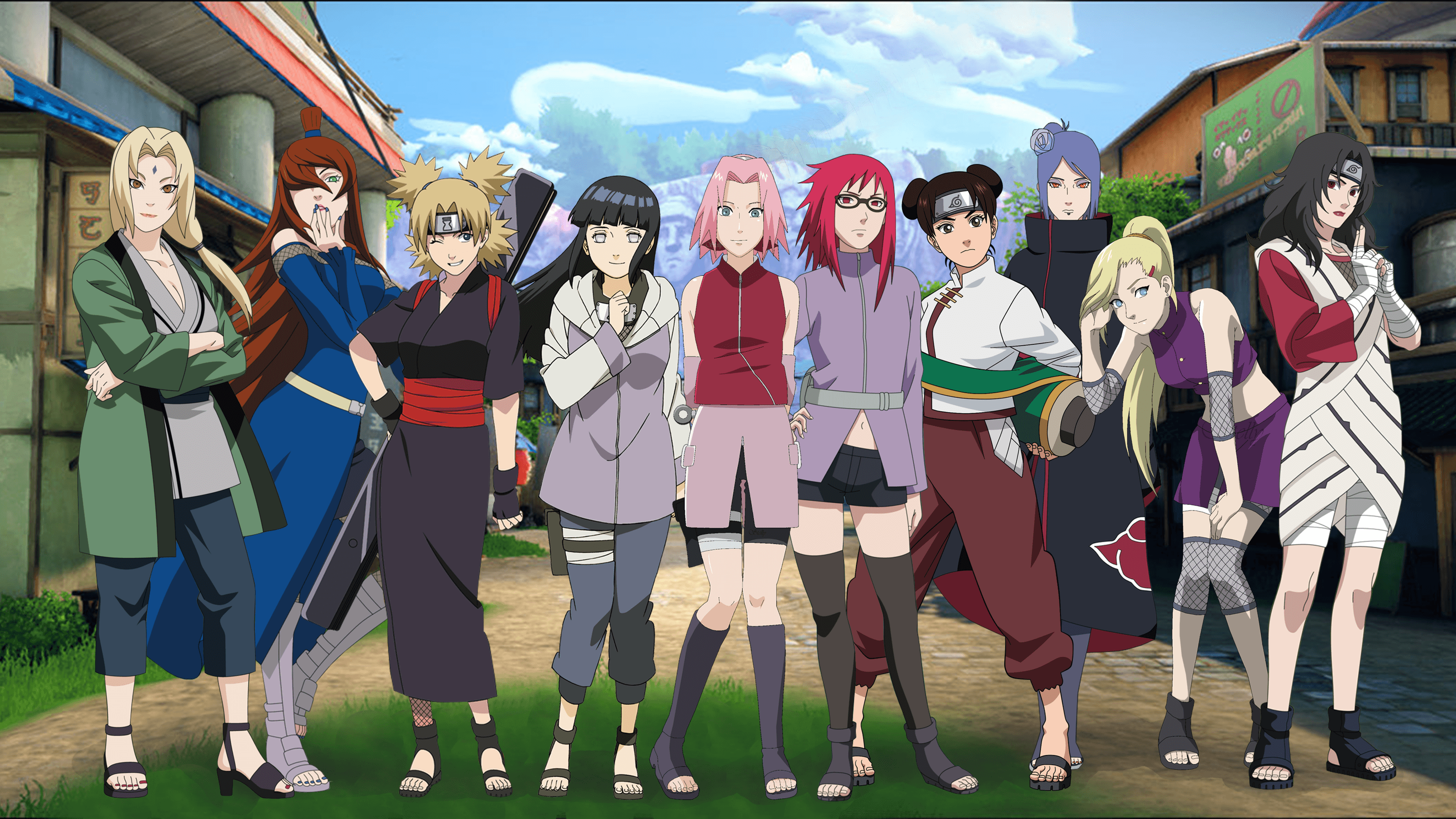 3162x1779 Hottest Girls in Naruto Shippuden!