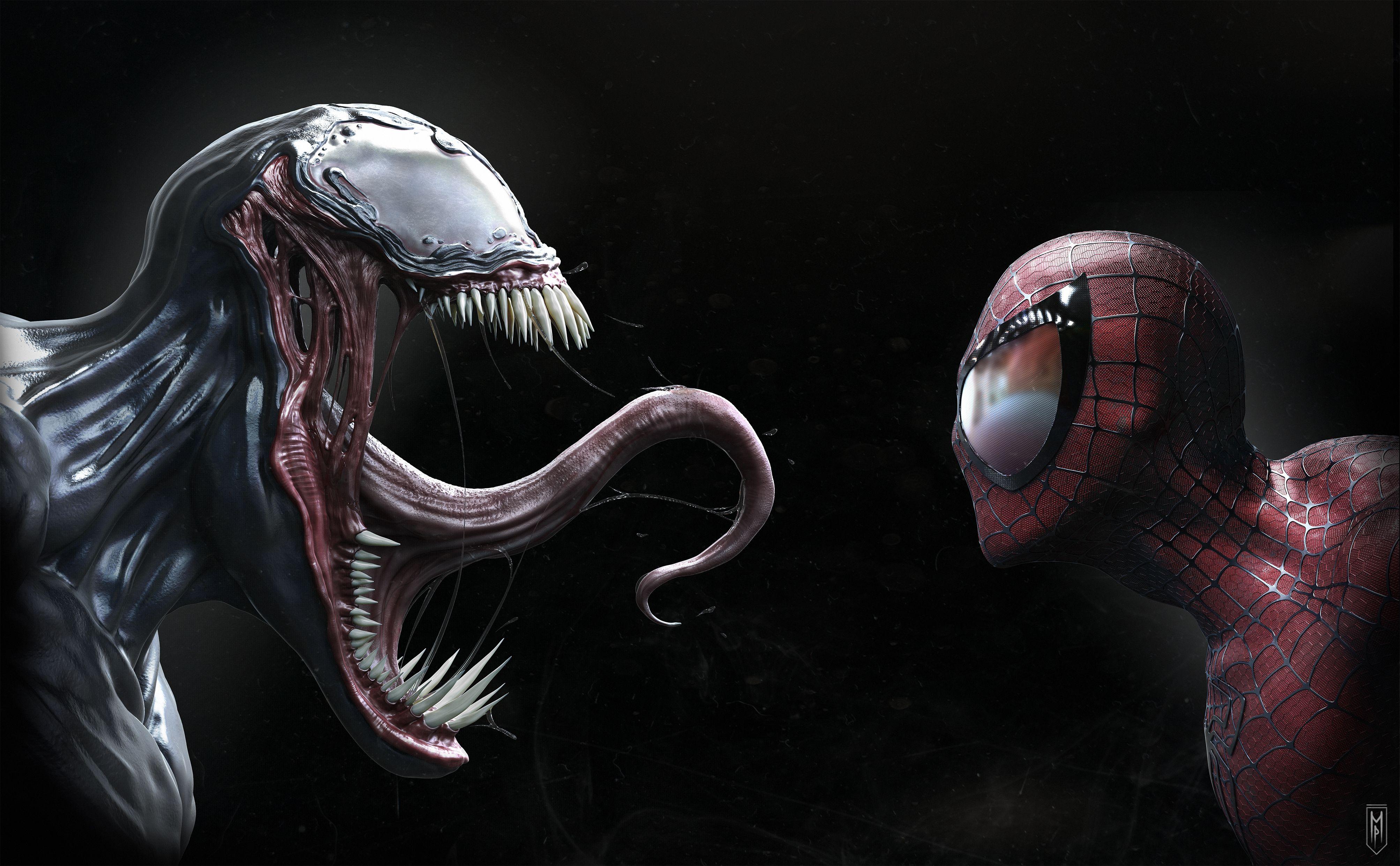 4012x2482 Wallpaper Venom, Spider Man, 4K, Creative Graphics,. Wallpaper For IPhone, Android, Mobile And Desktop