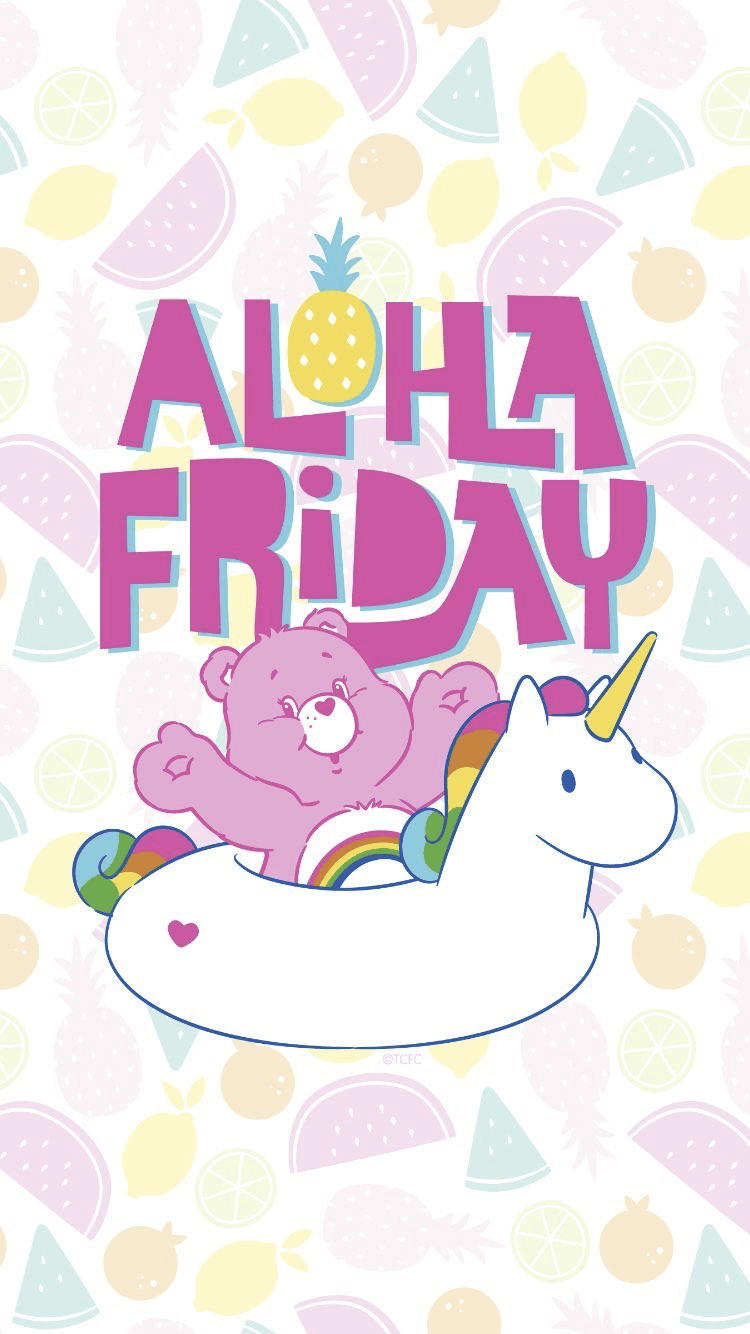 750x1334 Aloha friday cheer bear iphone wallpaper Care Bears instagram. Bear wallpaper, Cute cartoon wallpaper, Bear instagram