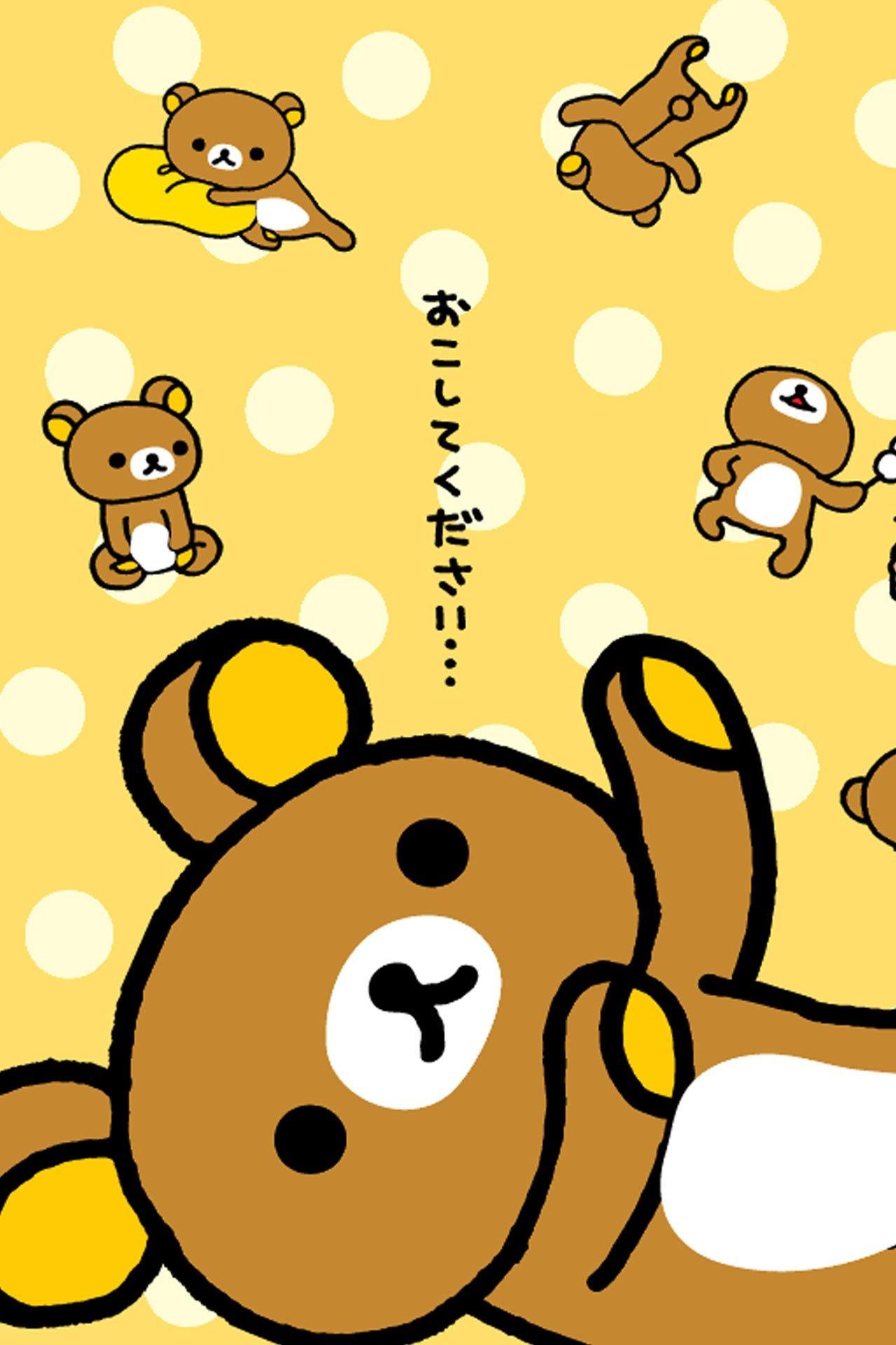 1280x1920 cool rilakkuma wallpaper 1280x1920 for iphone 6. Rilakkuma wallpaper, Cute wallpaper, Kawaii wallpaper