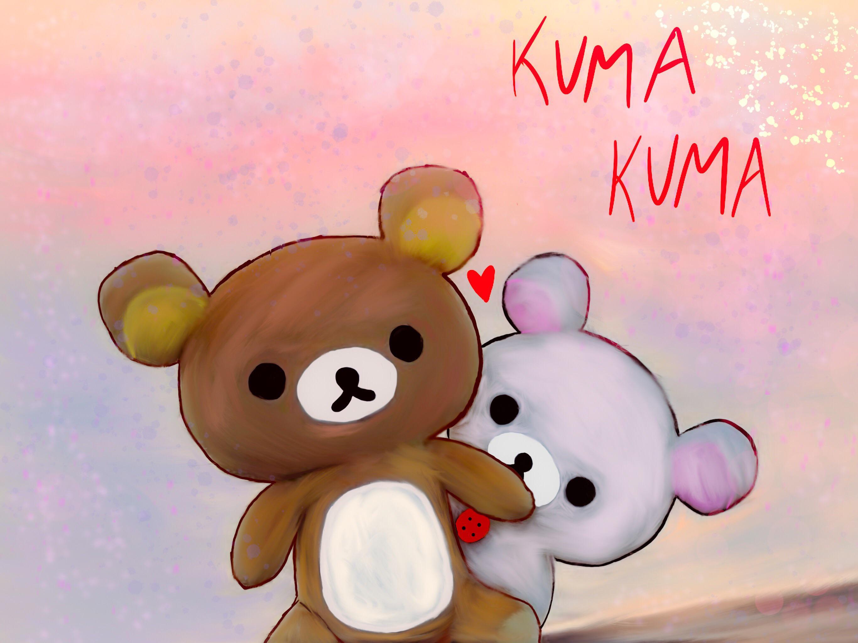 2732x2048 Someone Uploaded A Cute, But Blurry, Picture Of Rilakkuma On The Beach. I Decided To Draw Paint It On My IPad To Have A Sharp, Clear Version. Makes The Perfect Lock Screen Background!